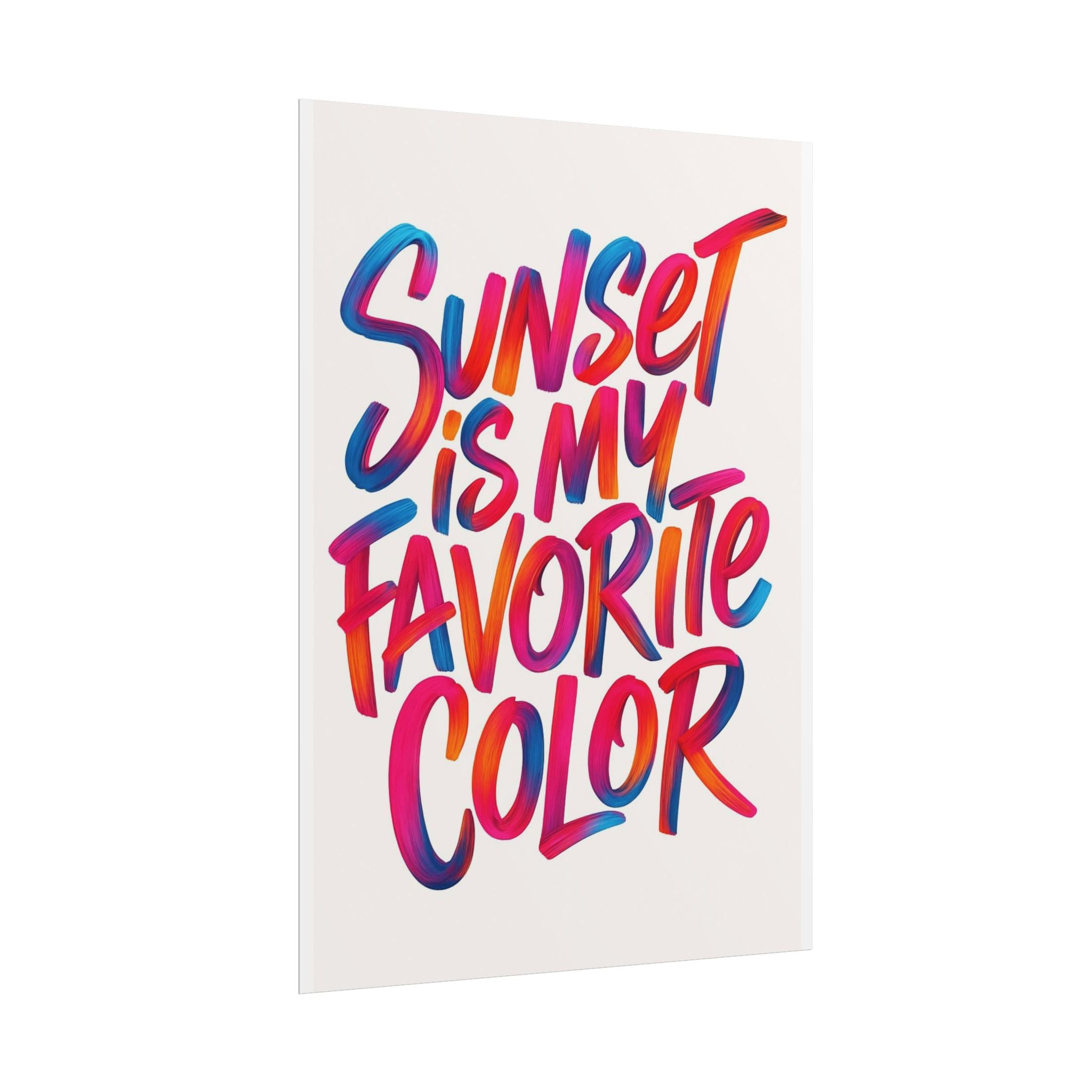 Sunset Poster