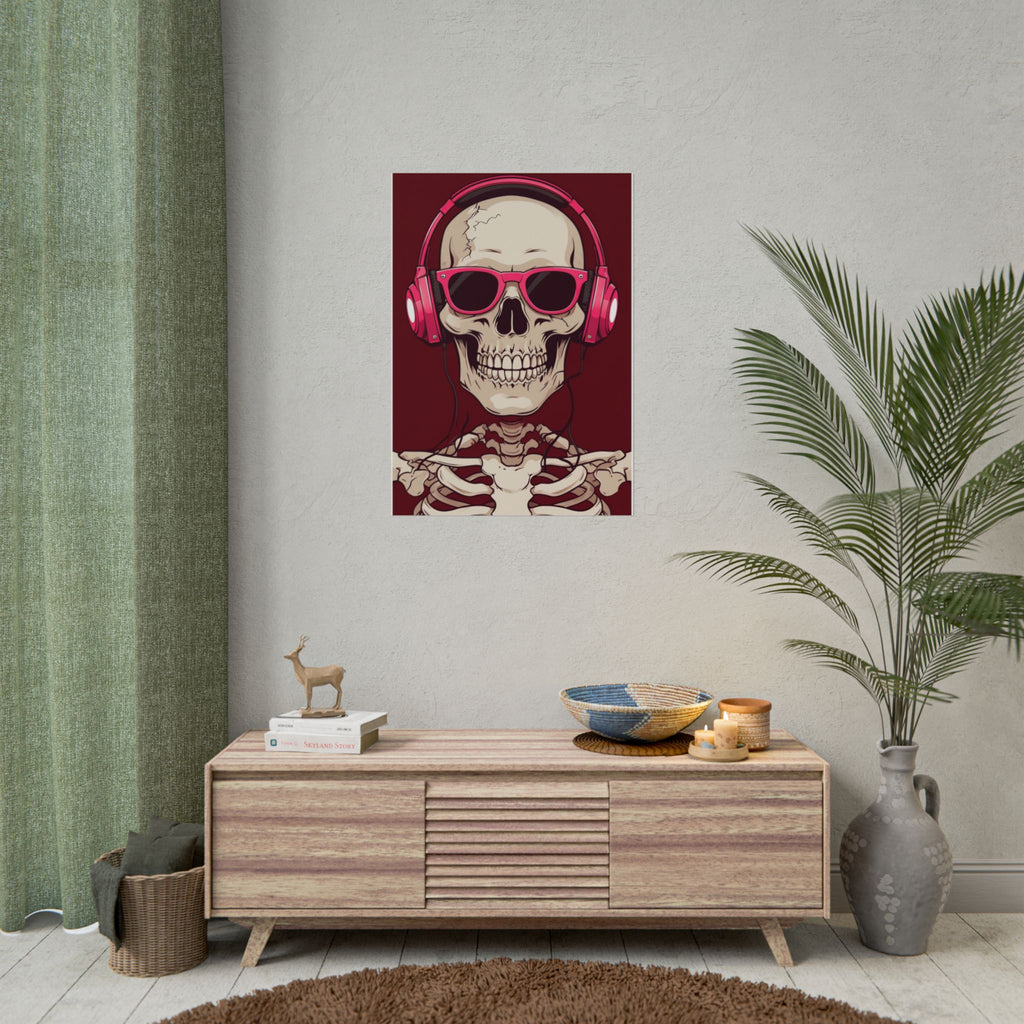 Skeleton music Poster