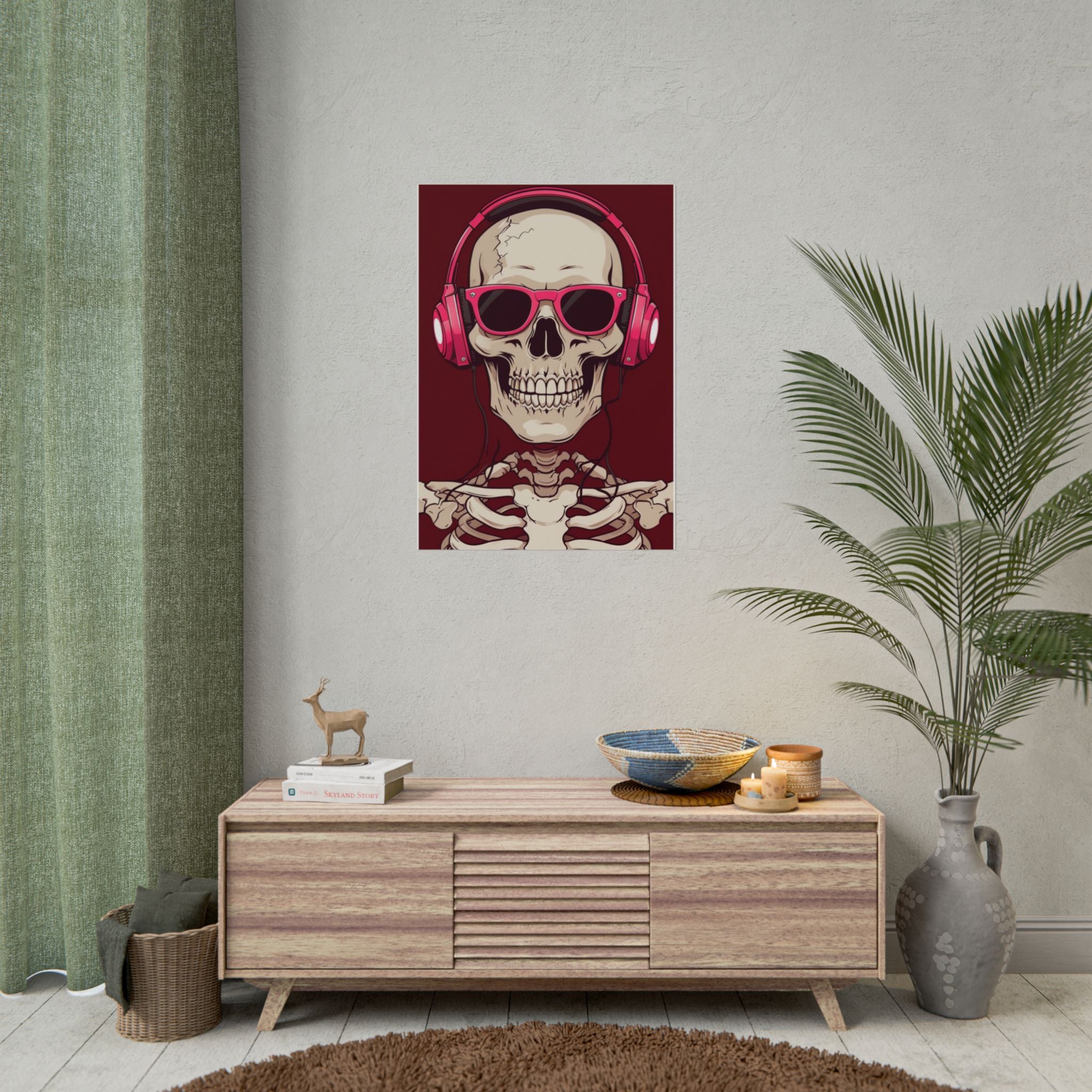 Skeleton music Poster