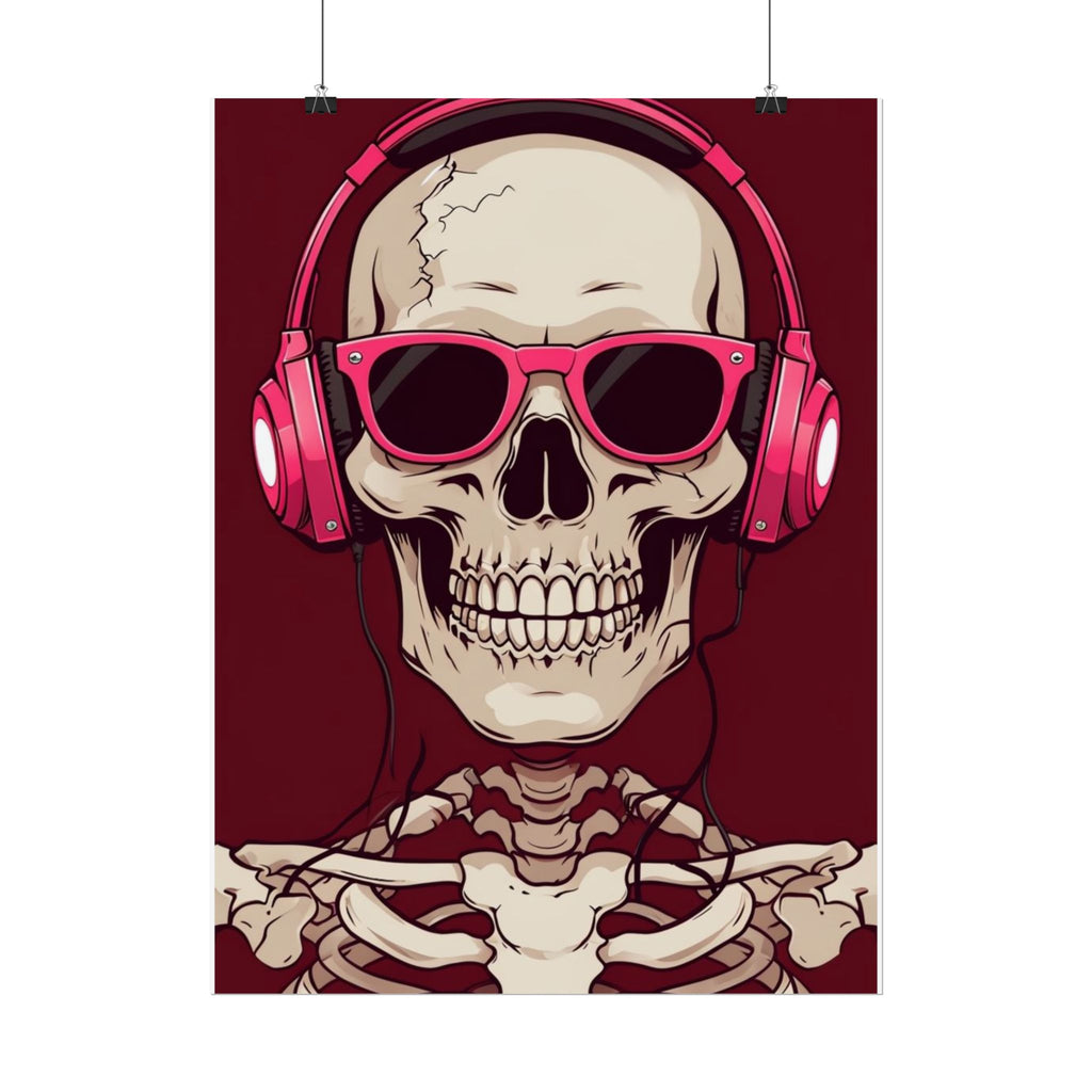 Skeleton music Poster