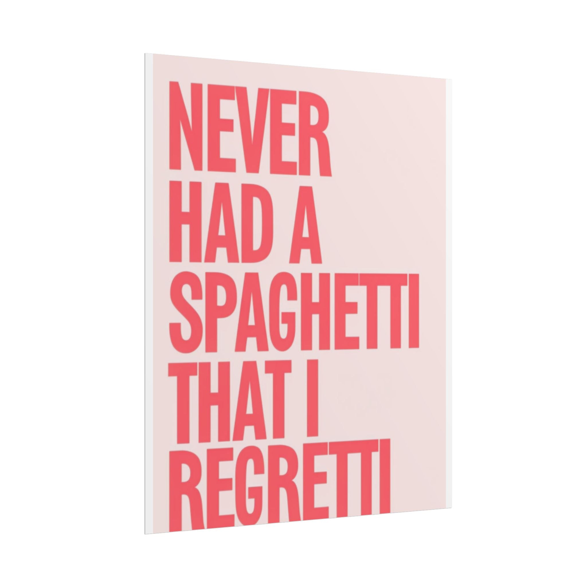 Spaghetti Poster