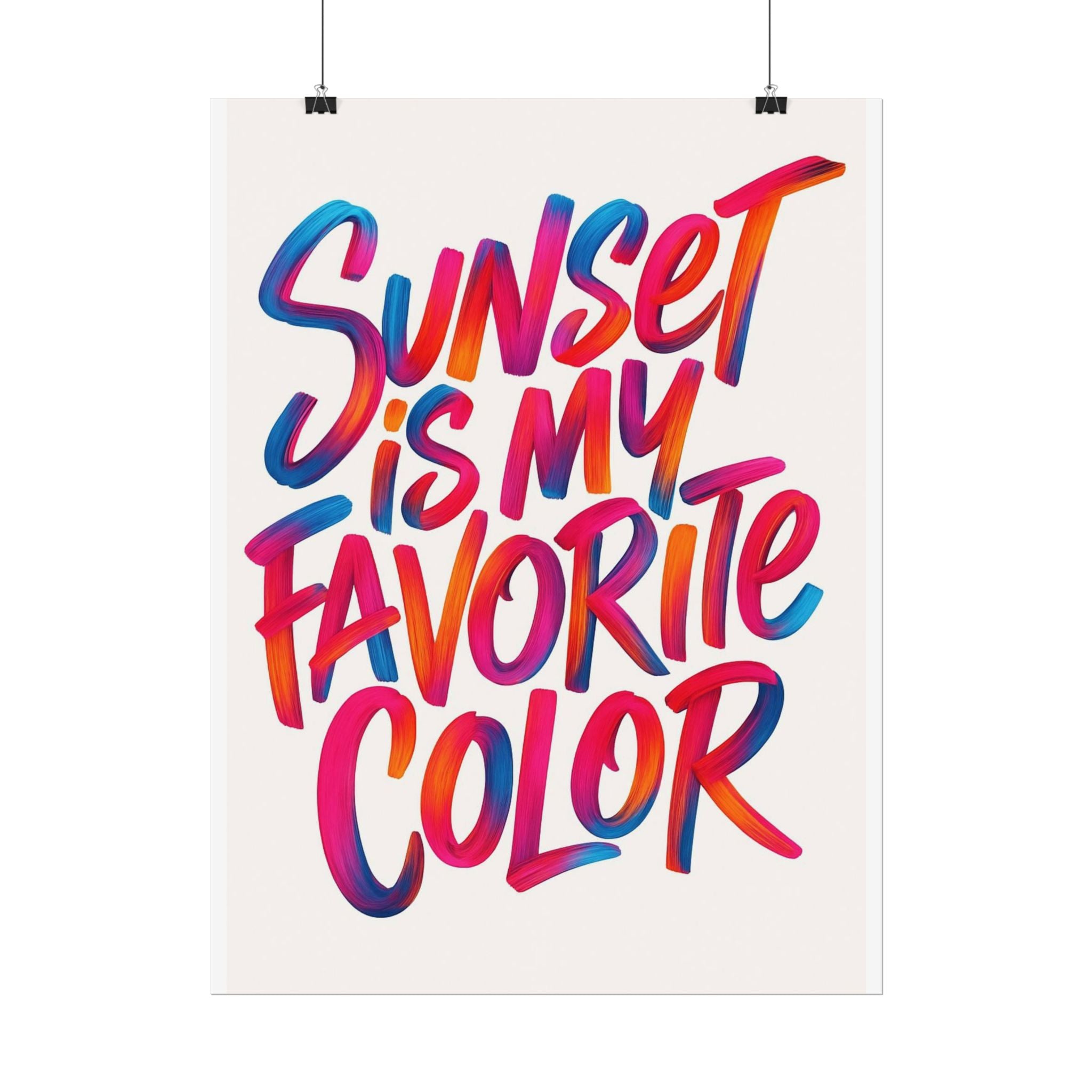 Sunset Poster