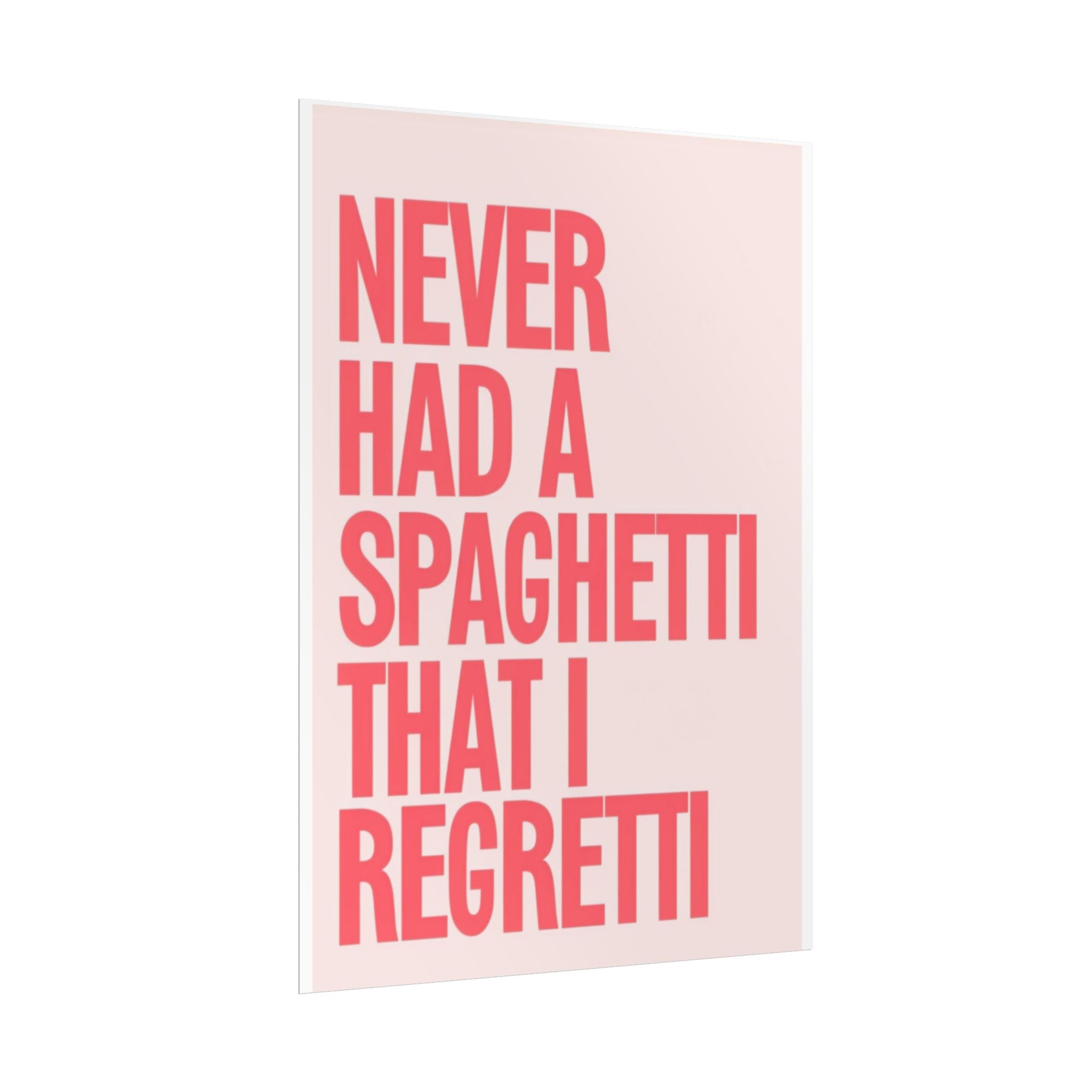 Spaghetti Poster