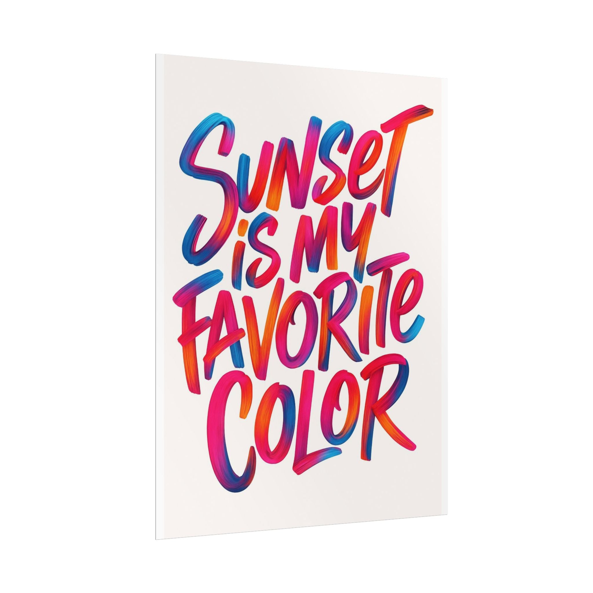 Sunset Poster