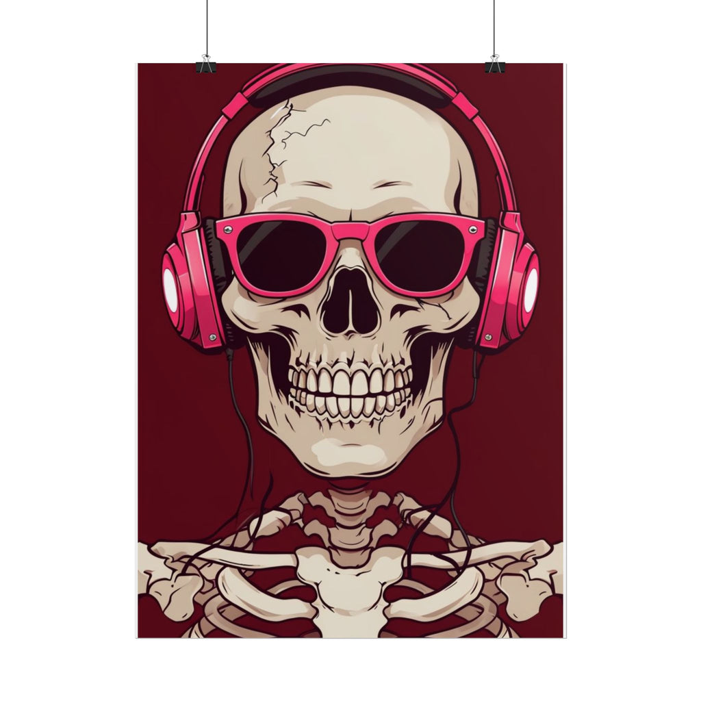 Skeleton music Poster