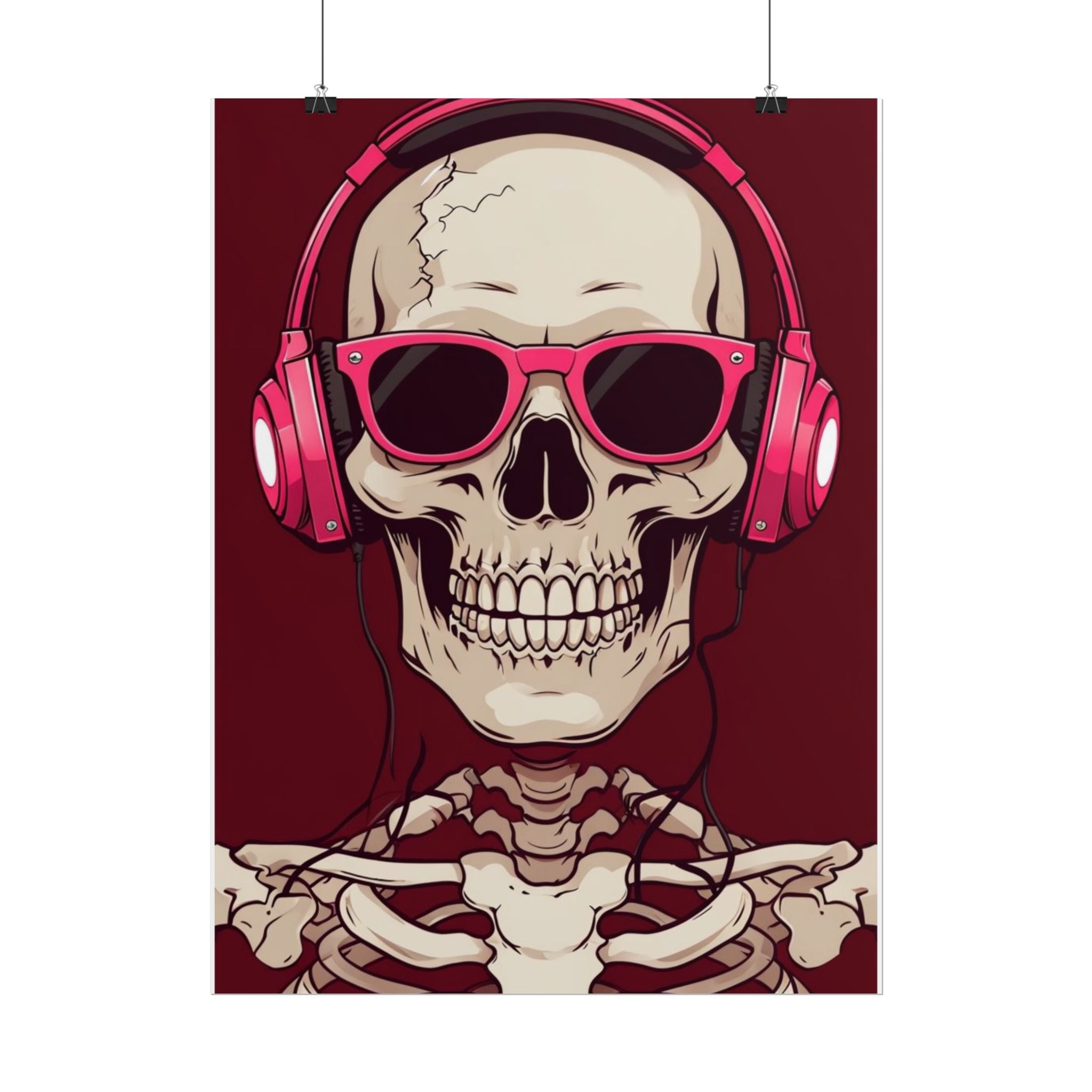 Skeleton music Poster