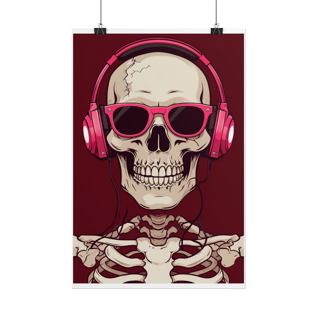 Skeleton music Poster