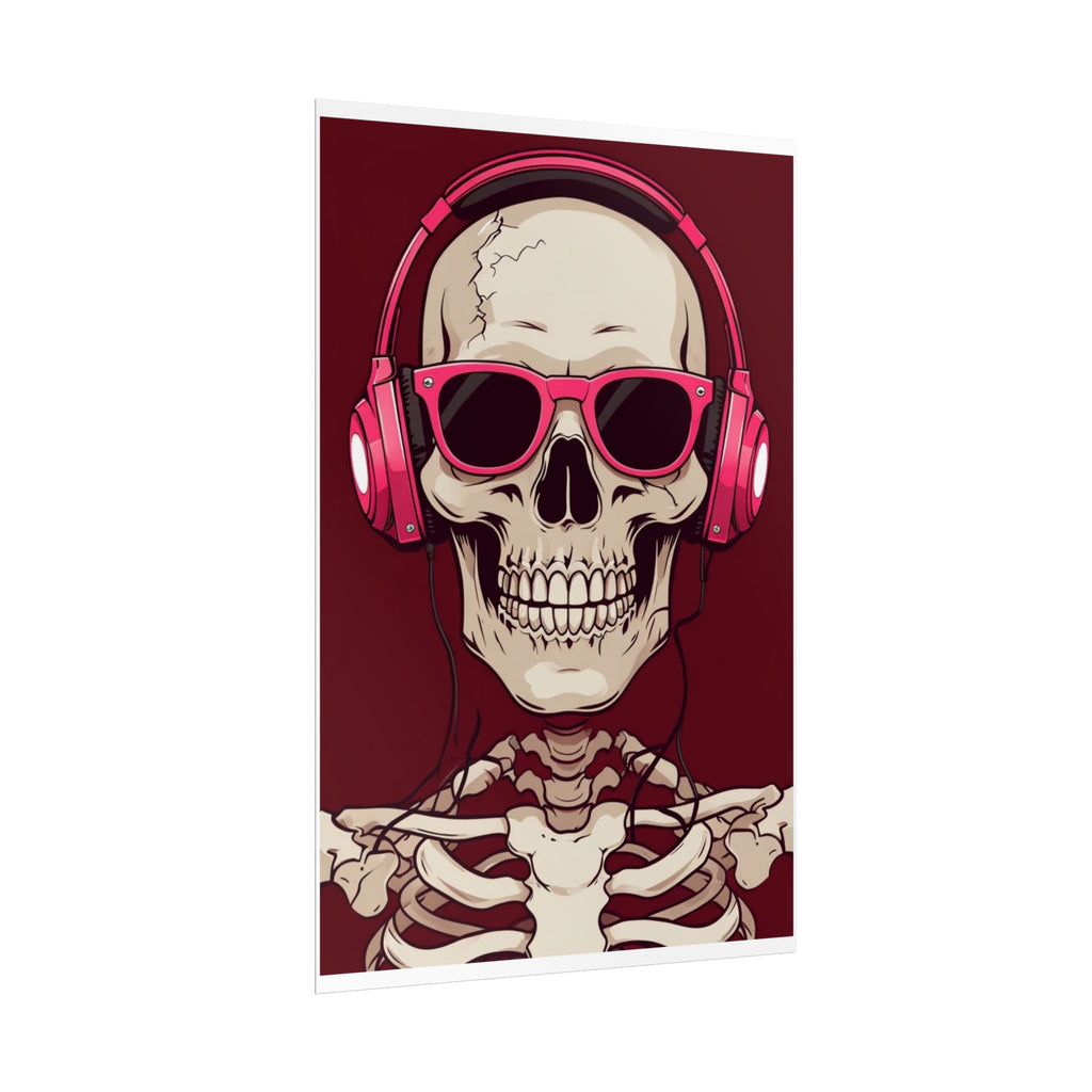 Skeleton music Poster