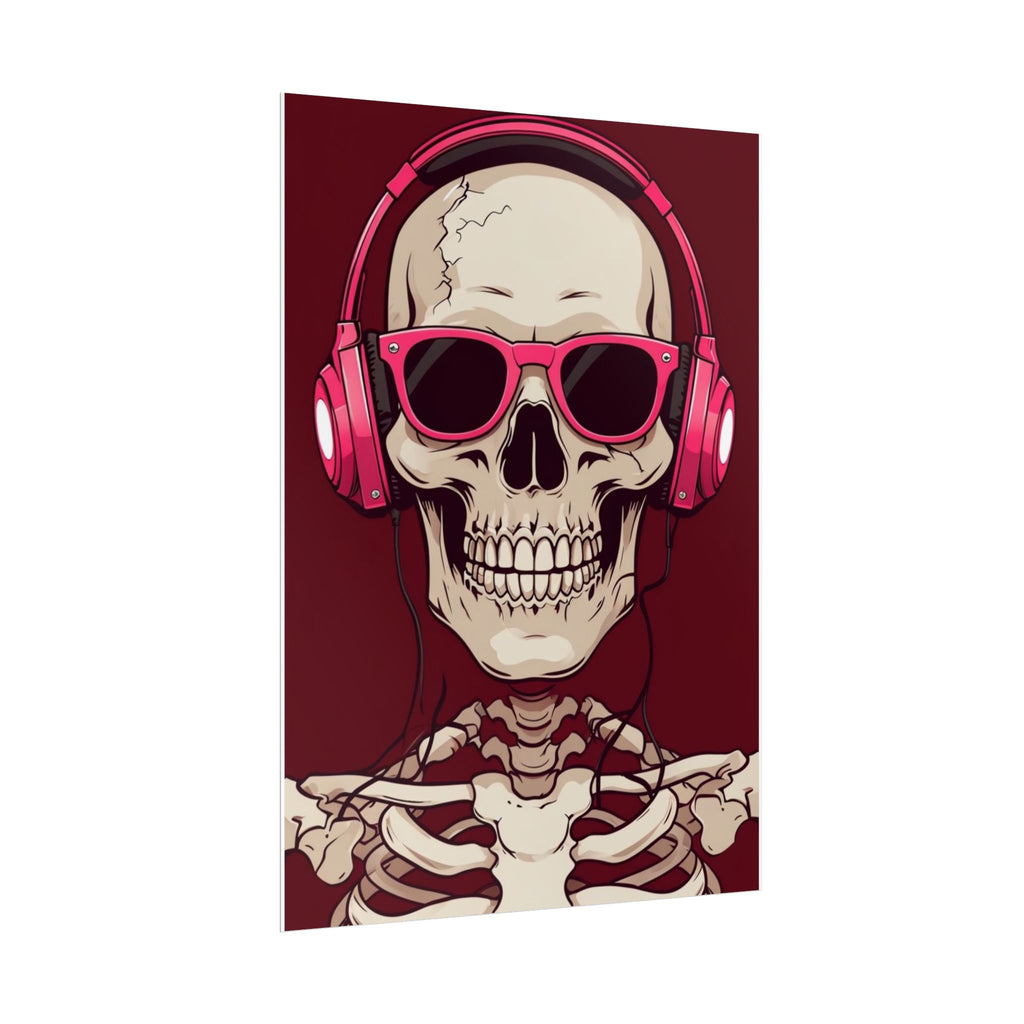 Skeleton music Poster