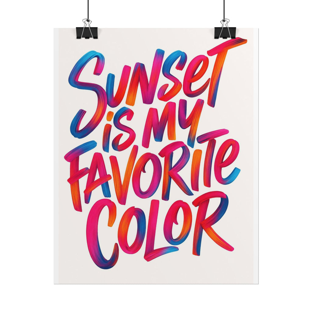Sunset Poster