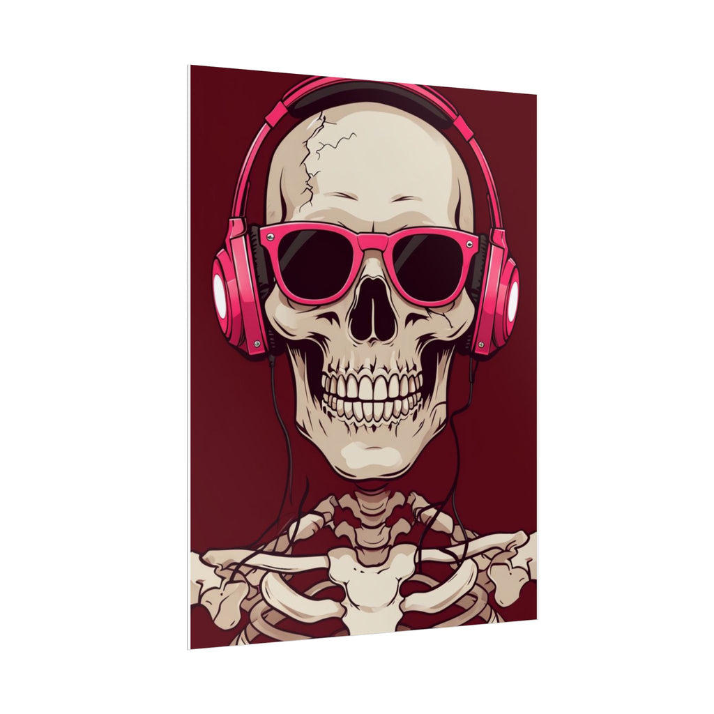 Skeleton music Poster