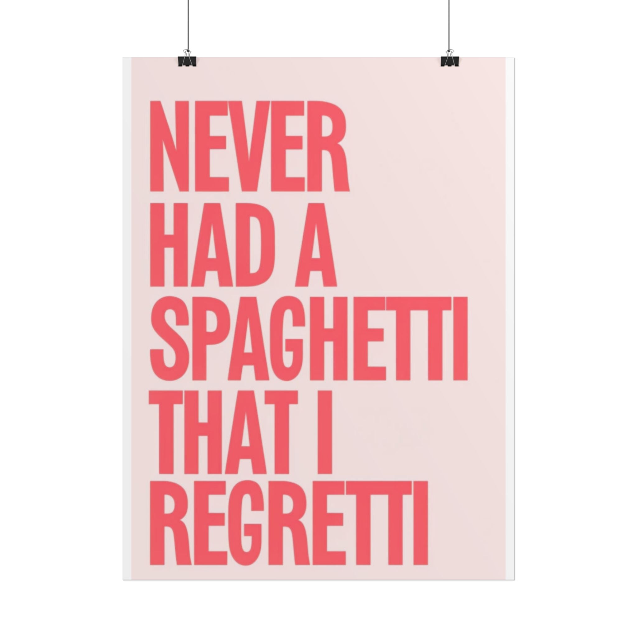 Spaghetti Poster