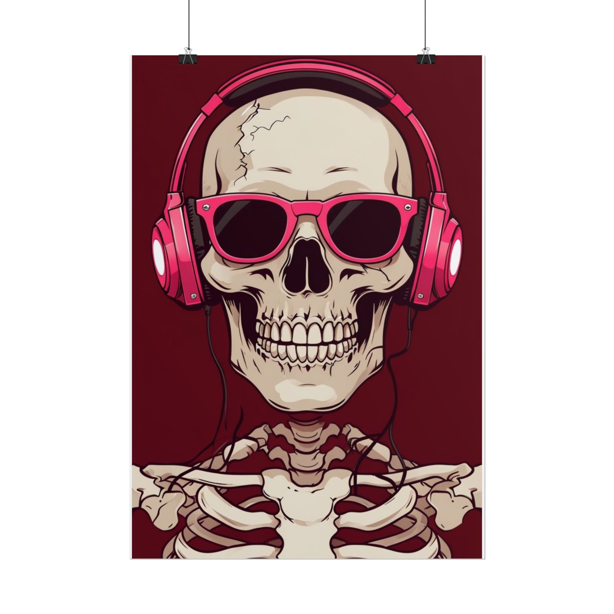 Skeleton music Poster