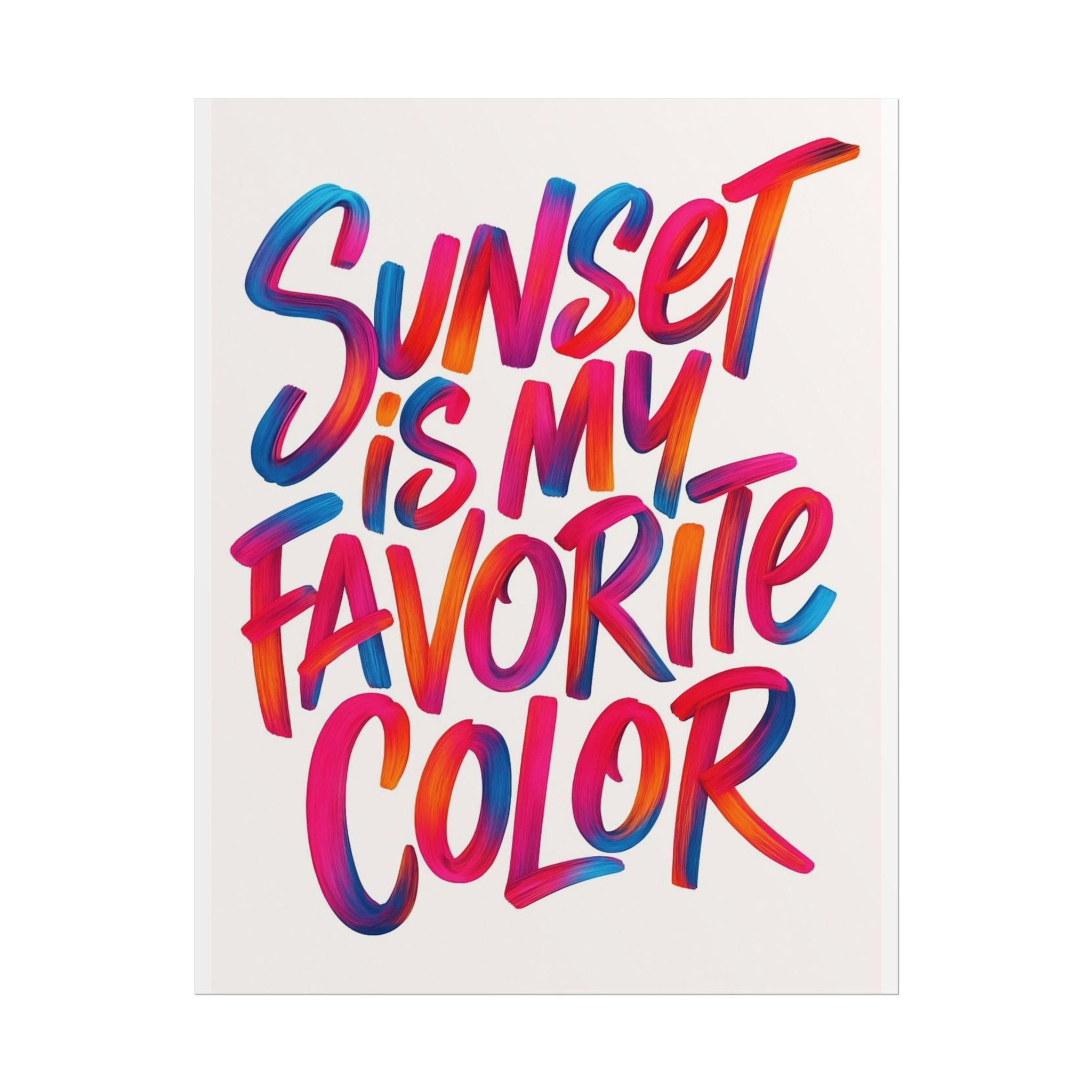 Sunset Poster