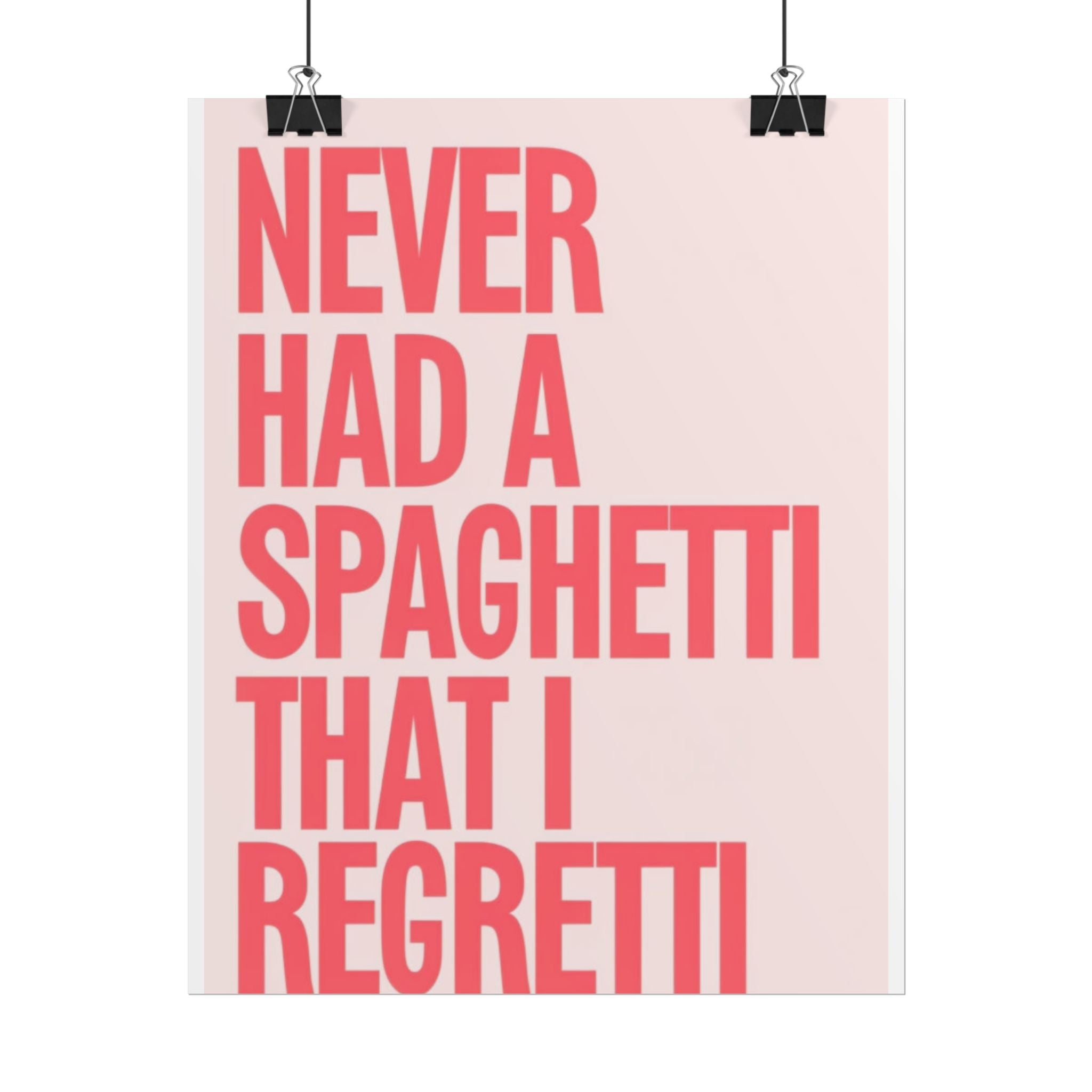 Spaghetti Poster