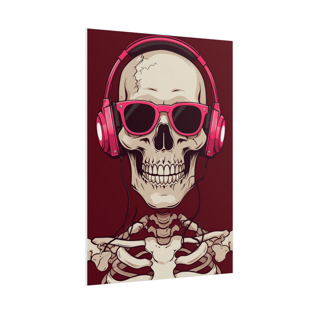 Skeleton music Poster