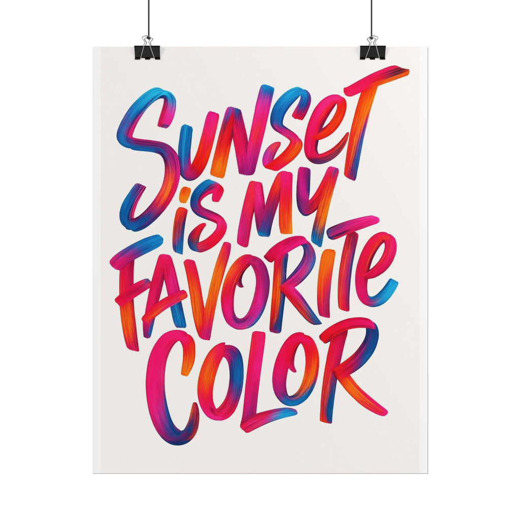 Sunset Poster