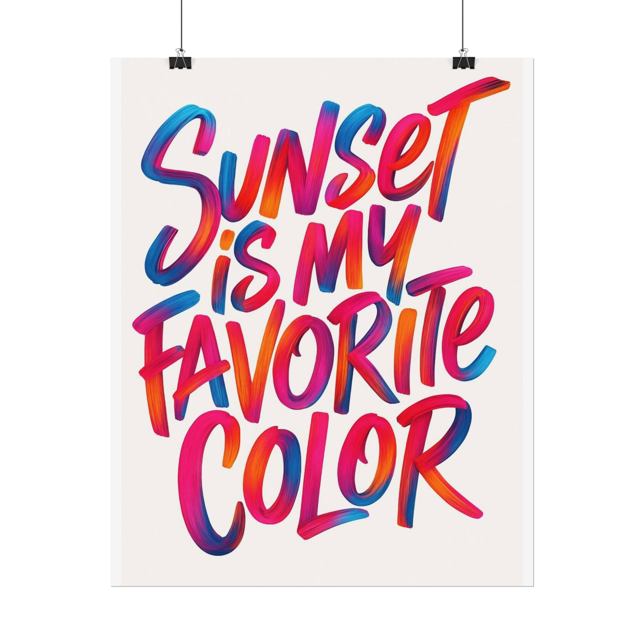 Sunset Poster