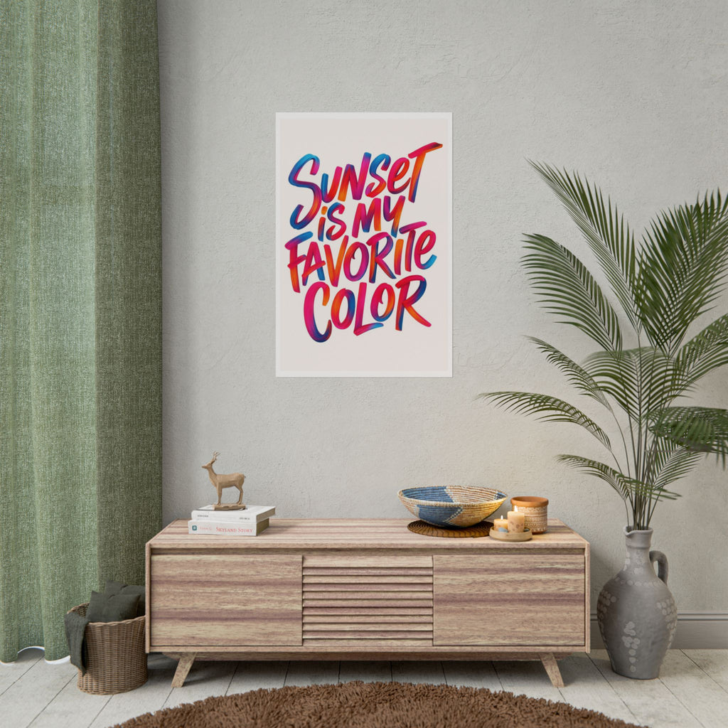 Sunset Poster
