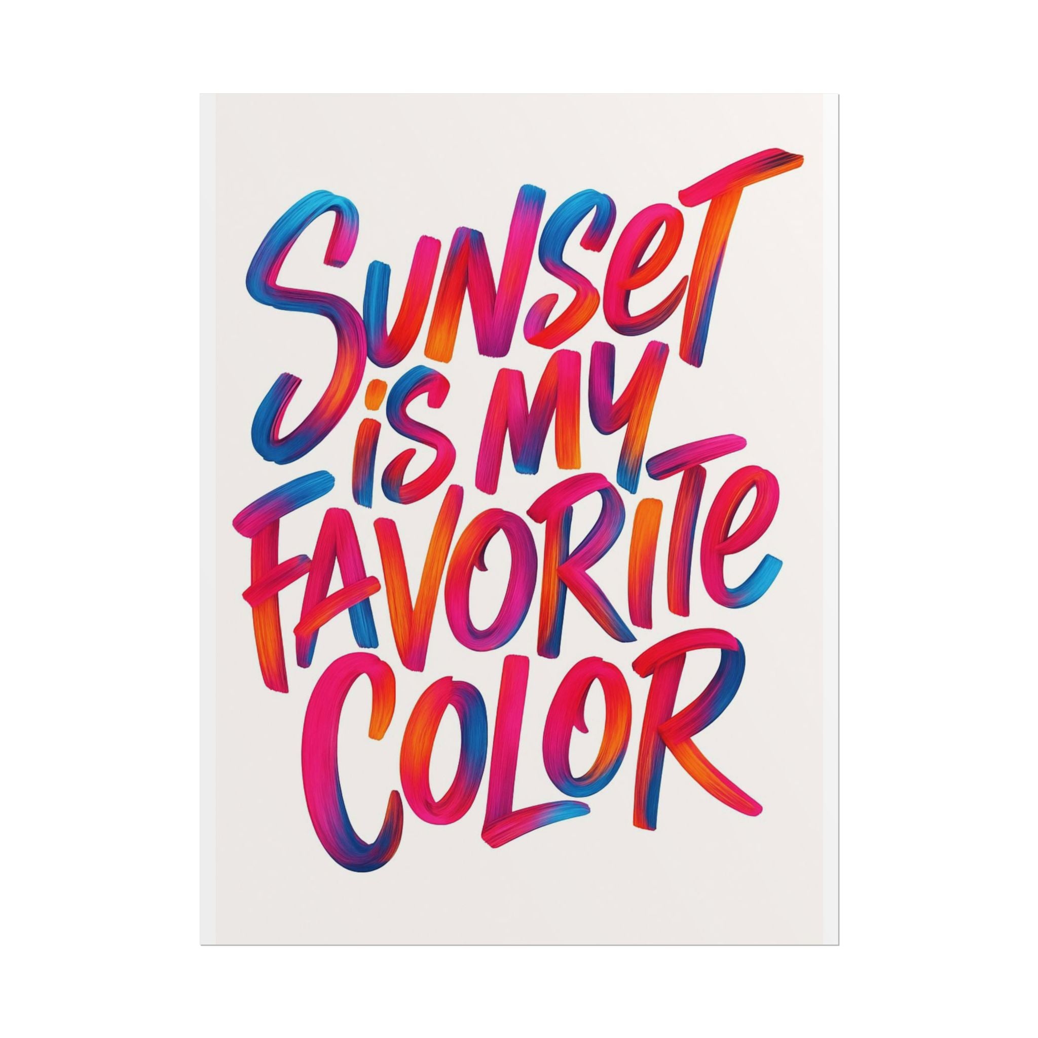 Sunset Poster