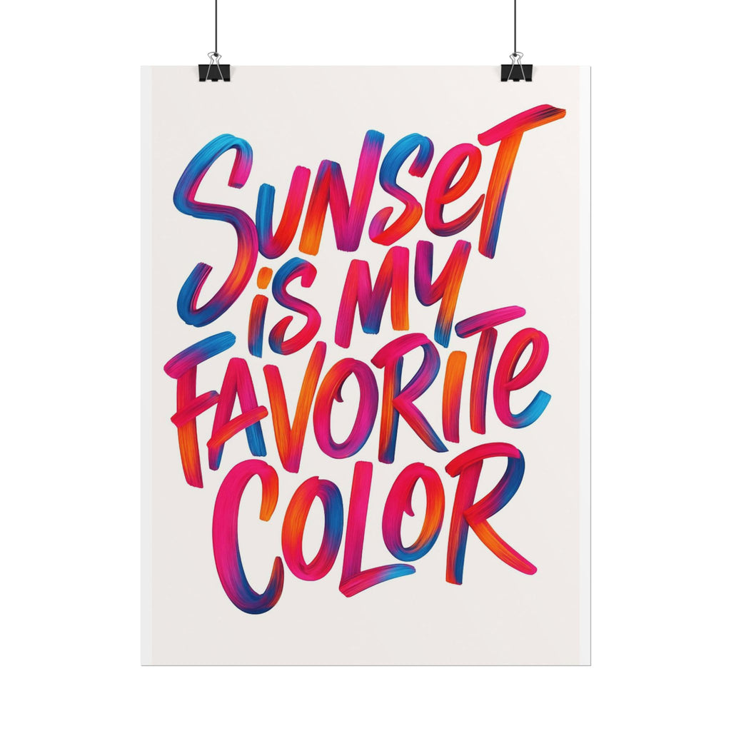 Sunset Poster