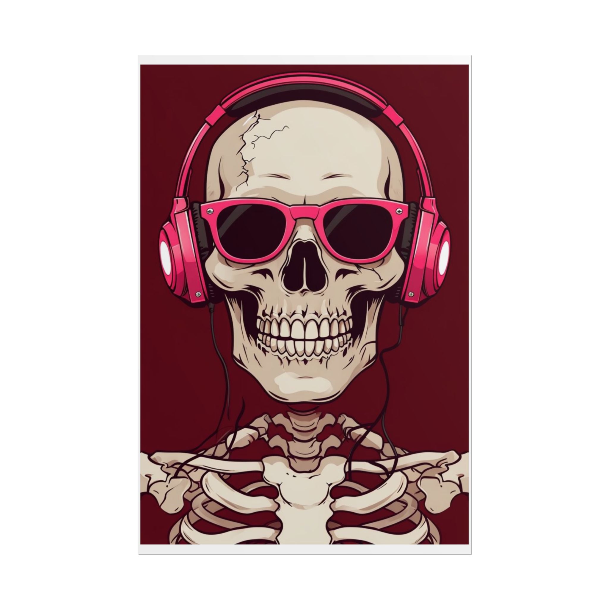 Skeleton music Poster