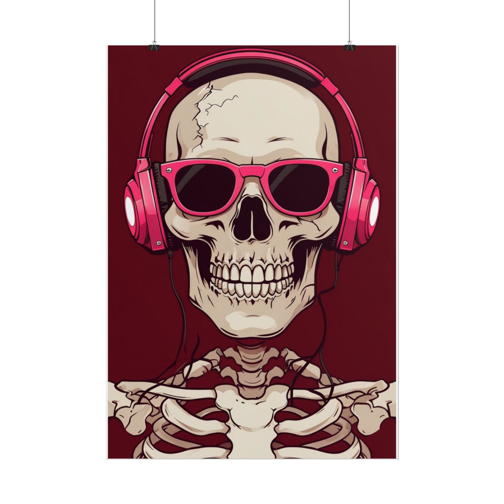 Skeleton music Poster