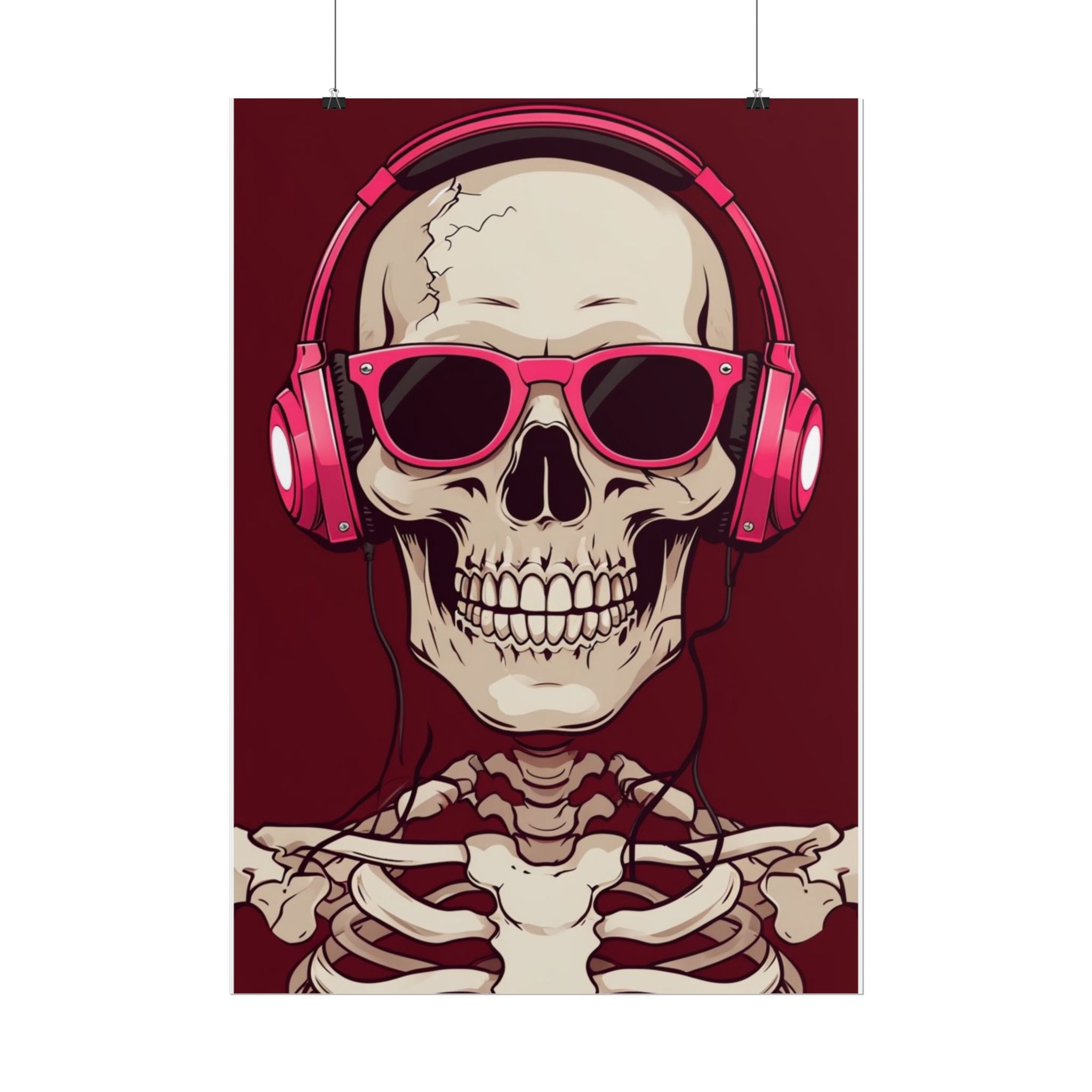 Skeleton music Poster