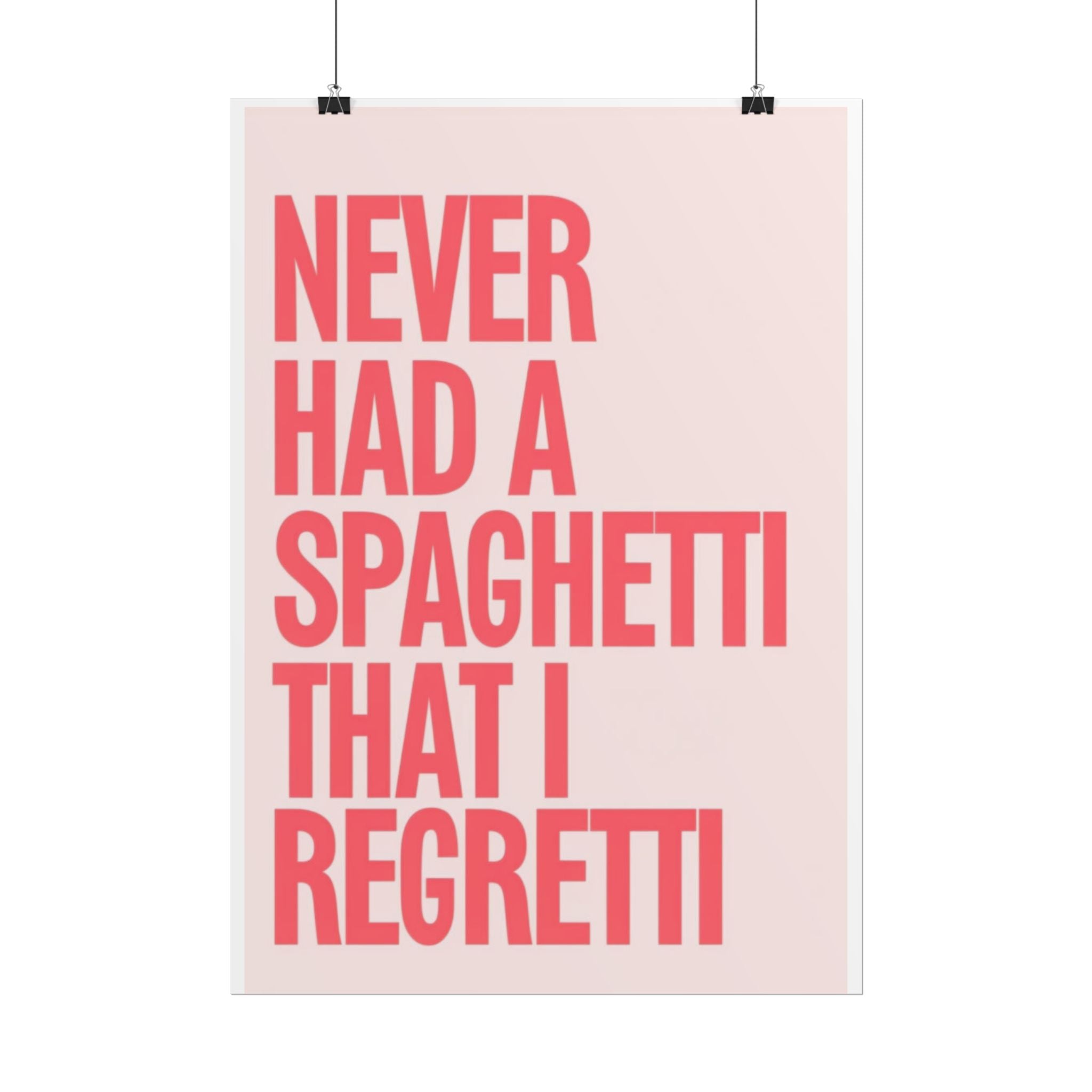 Spaghetti Poster
