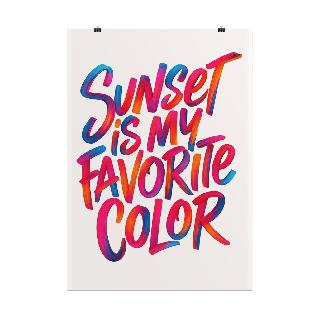 Sunset Poster