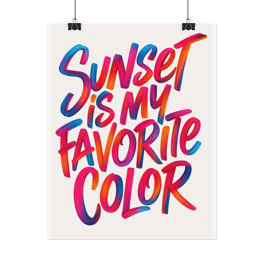 Sunset Poster