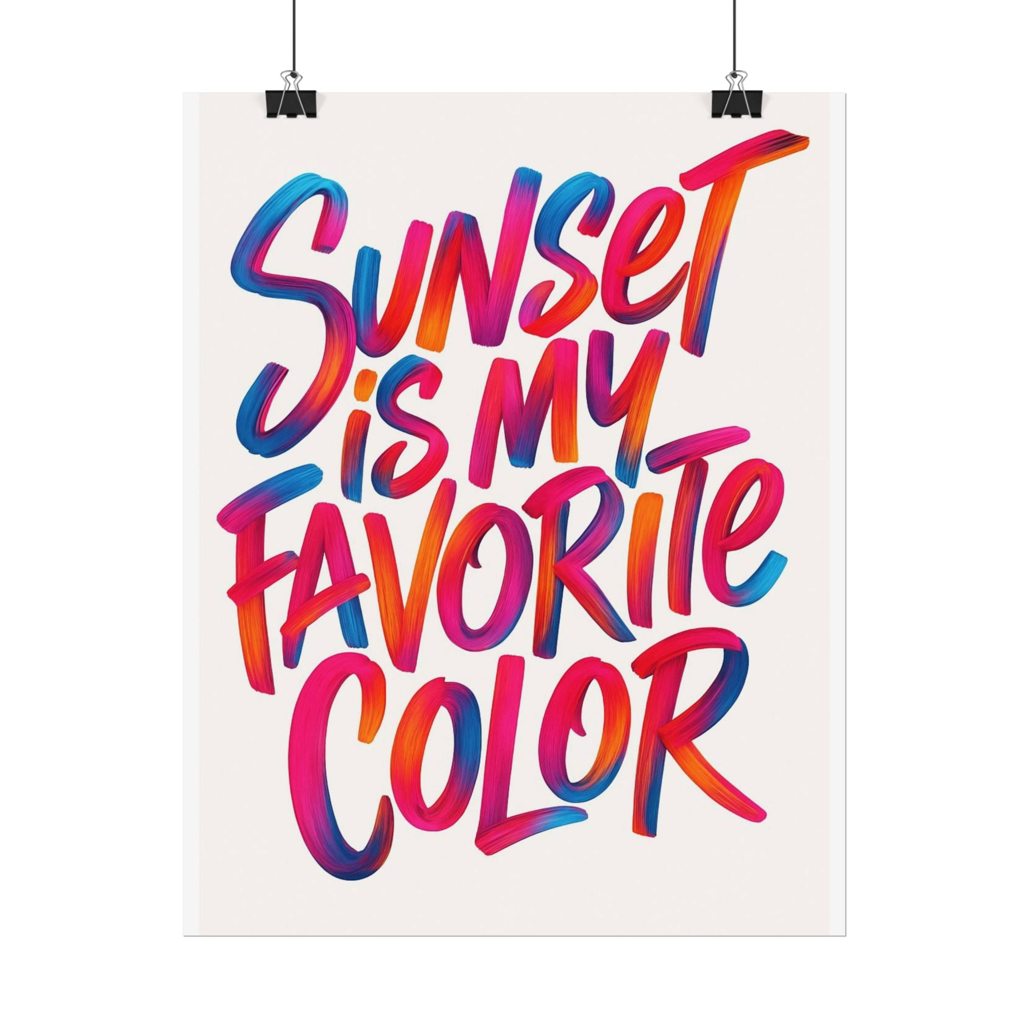 Sunset Poster