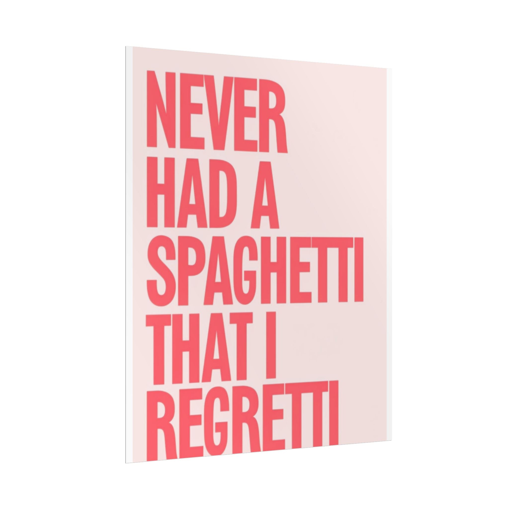 Spaghetti Poster