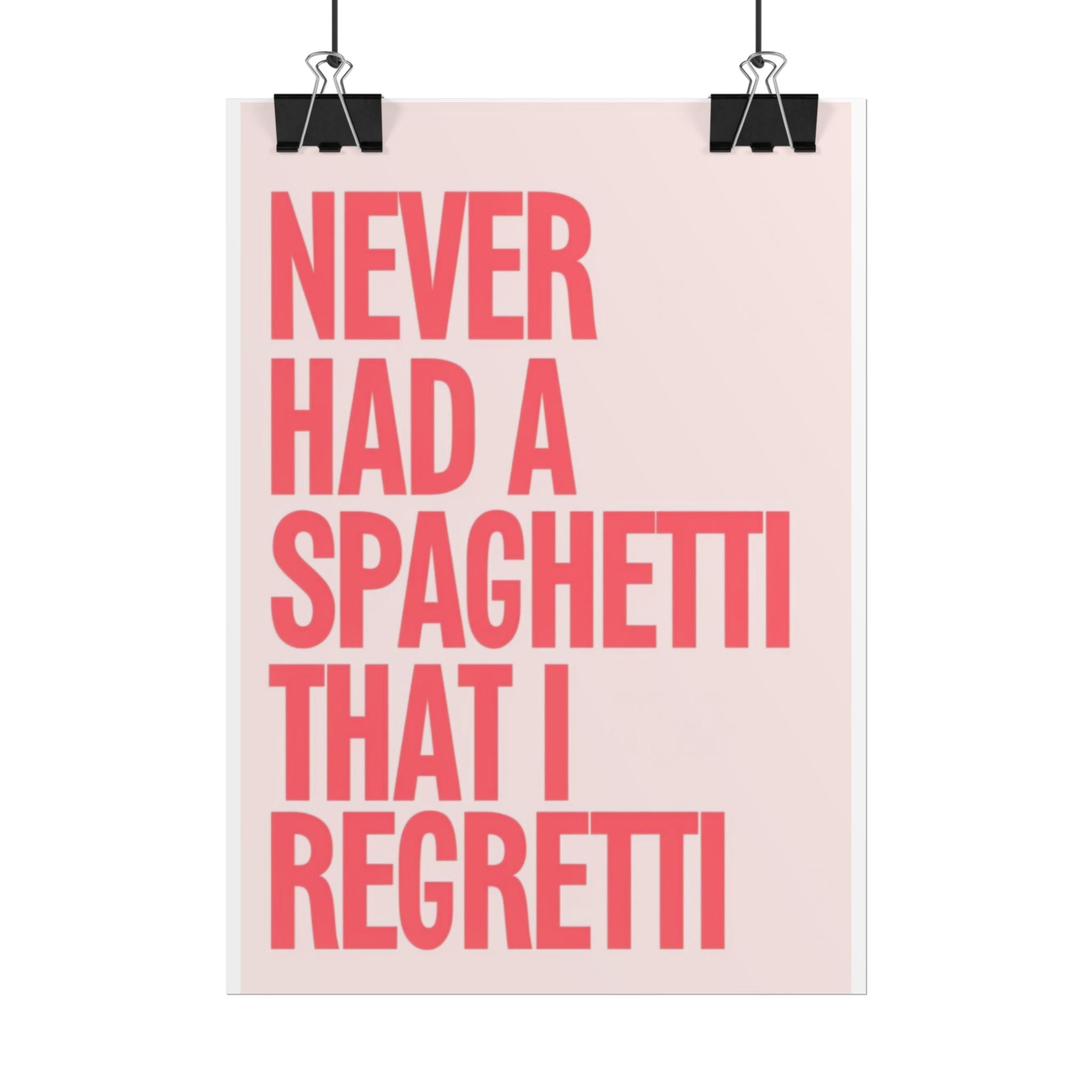 Spaghetti Poster