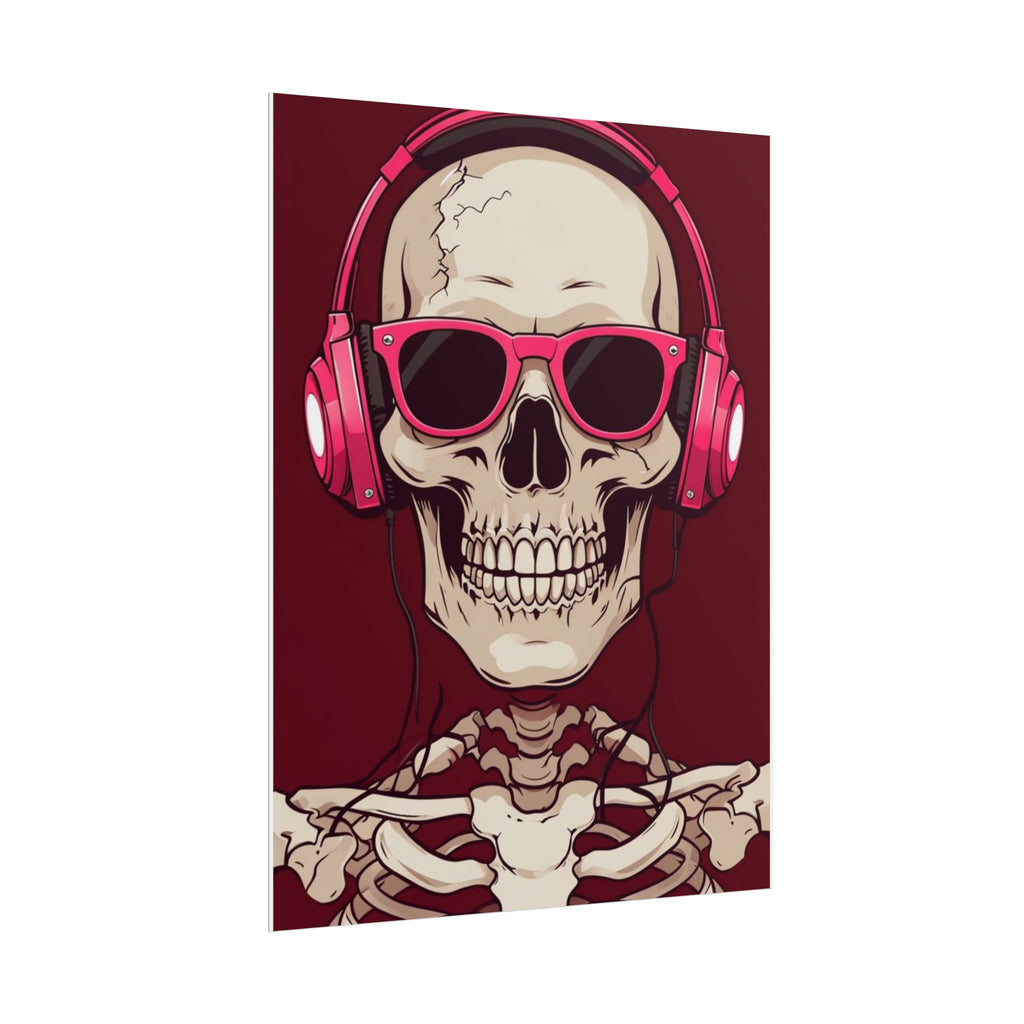 Skeleton music Poster
