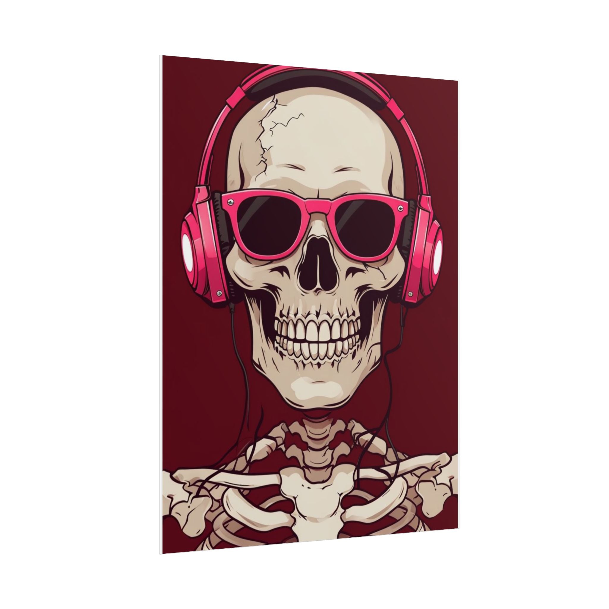 Skeleton music Poster