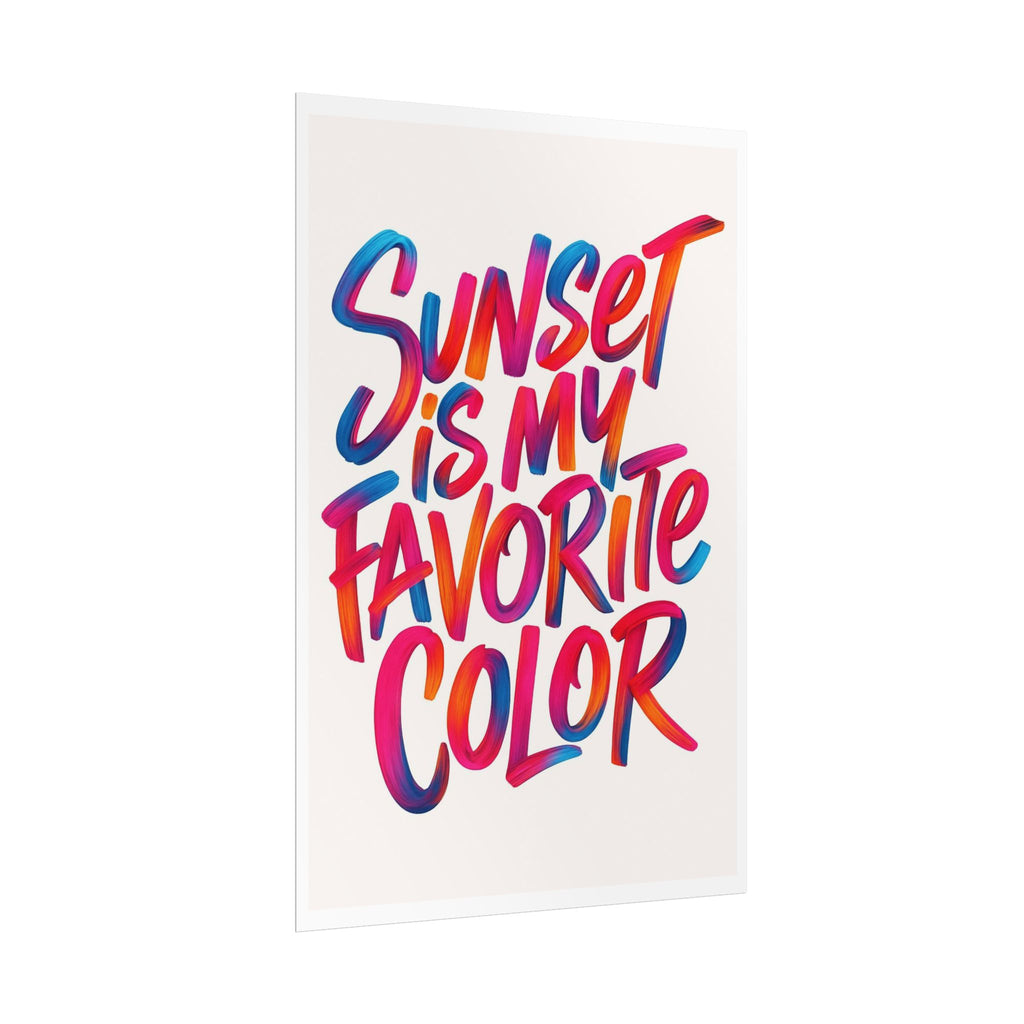 Sunset Poster