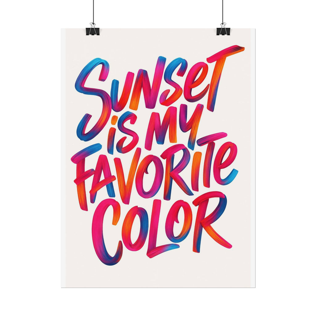Sunset Poster