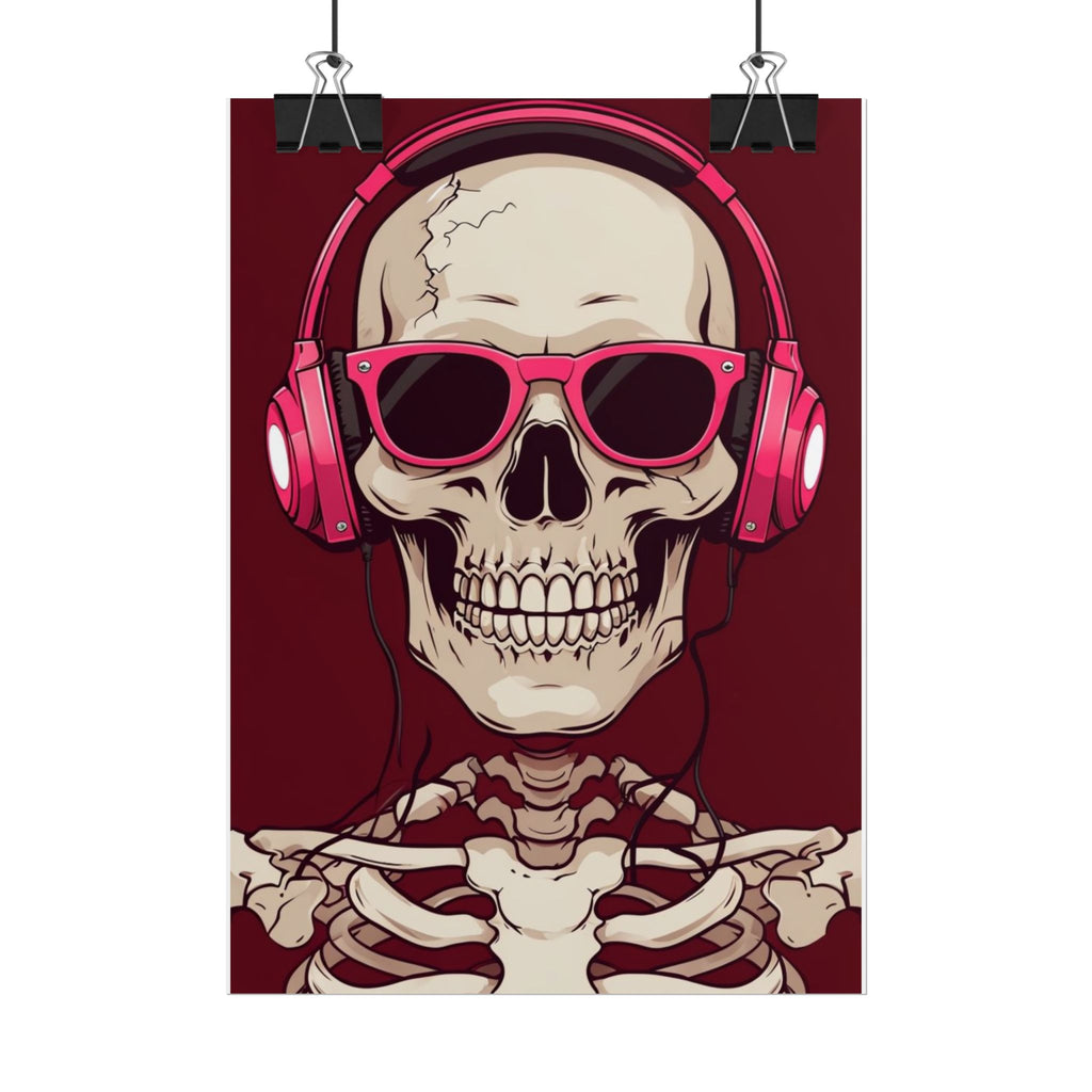 Skeleton music Poster