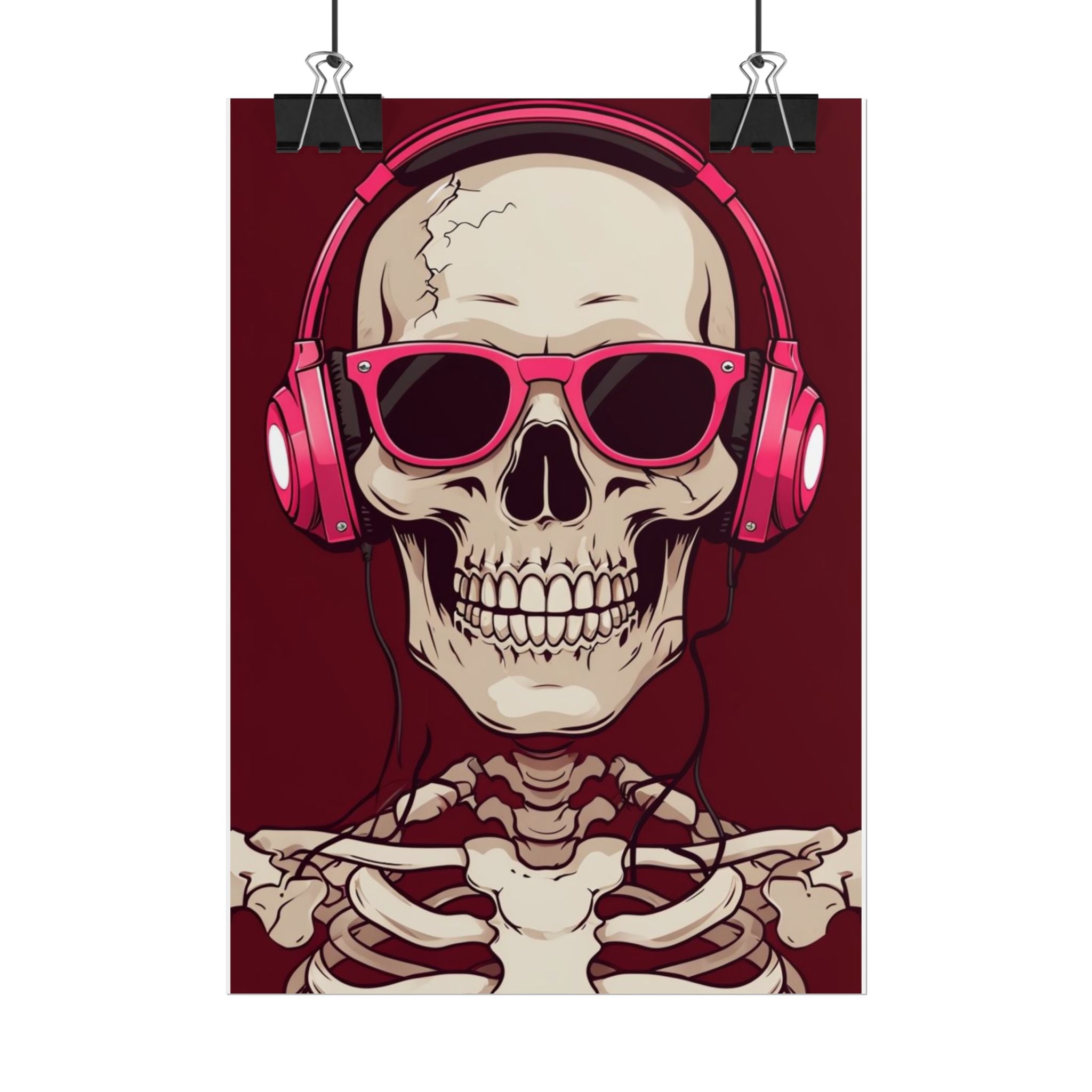 Skeleton music Poster