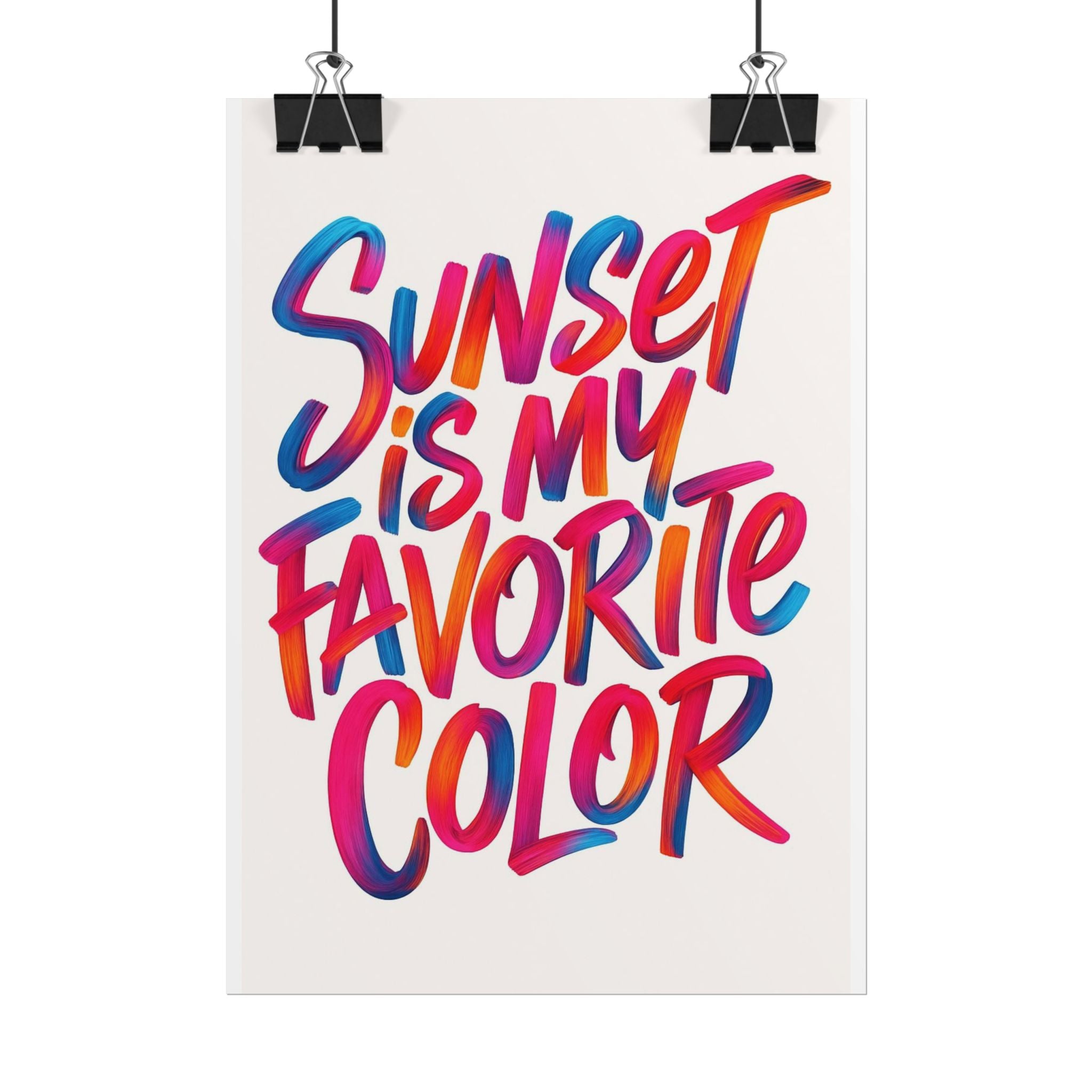 Sunset Poster