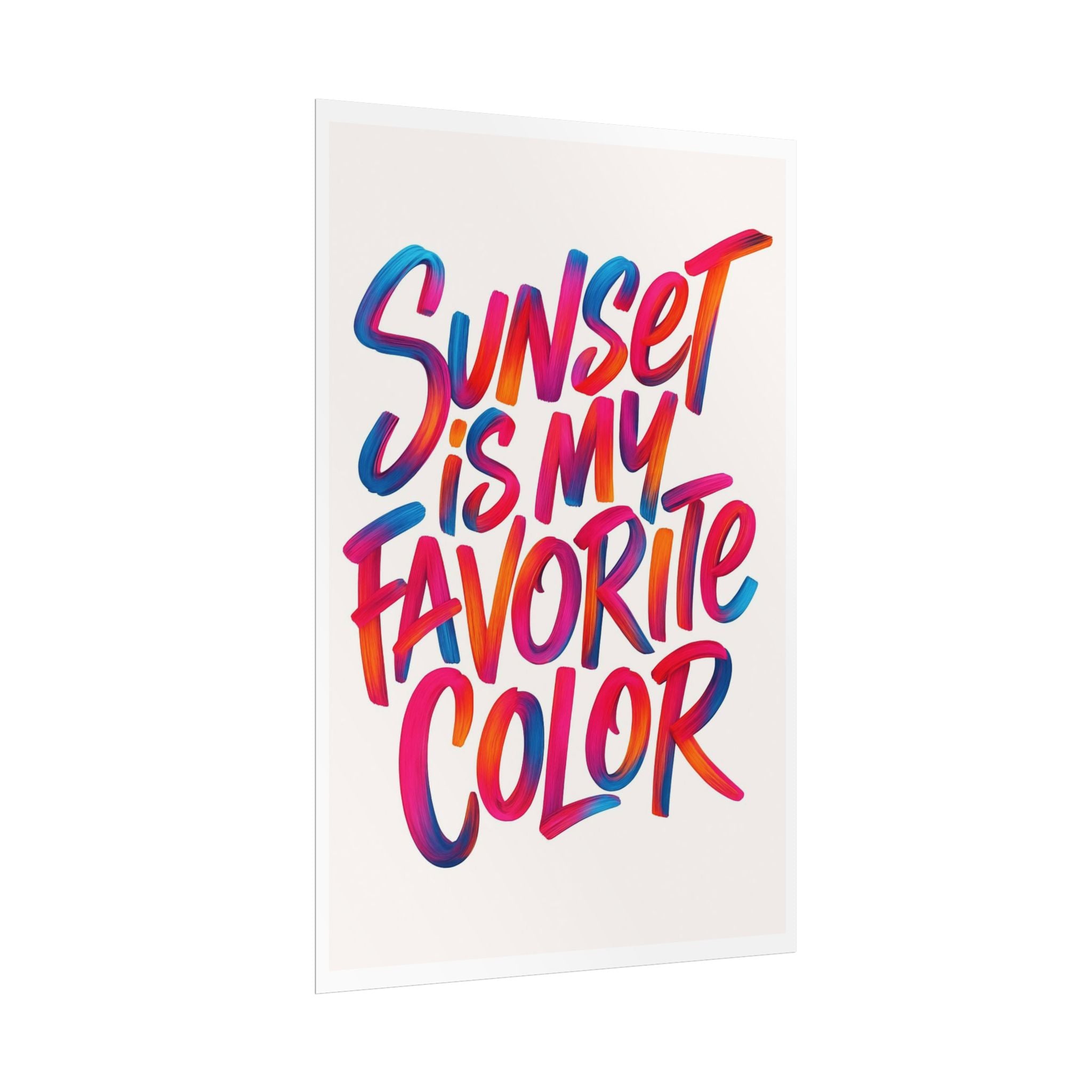 Sunset Poster