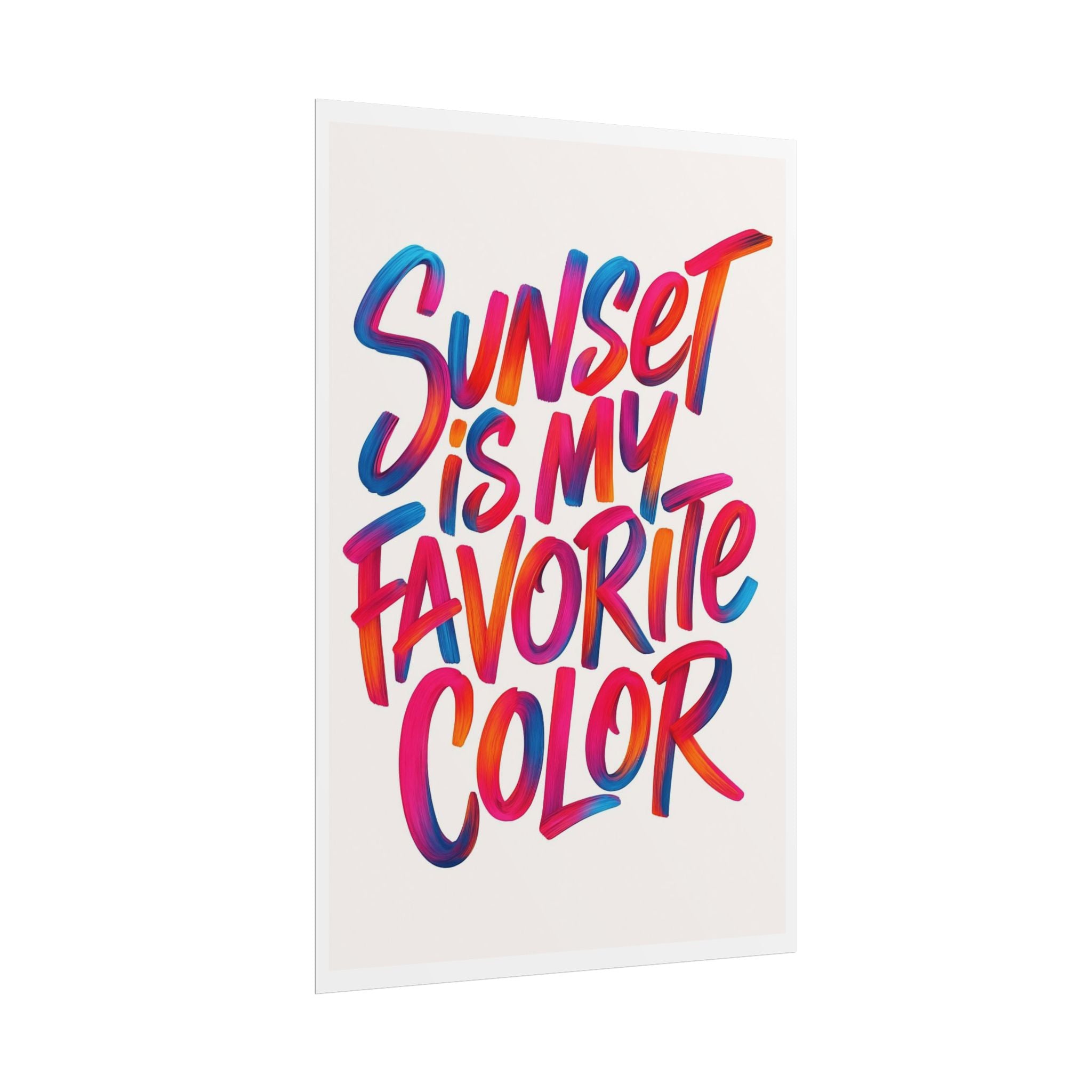 Sunset Poster