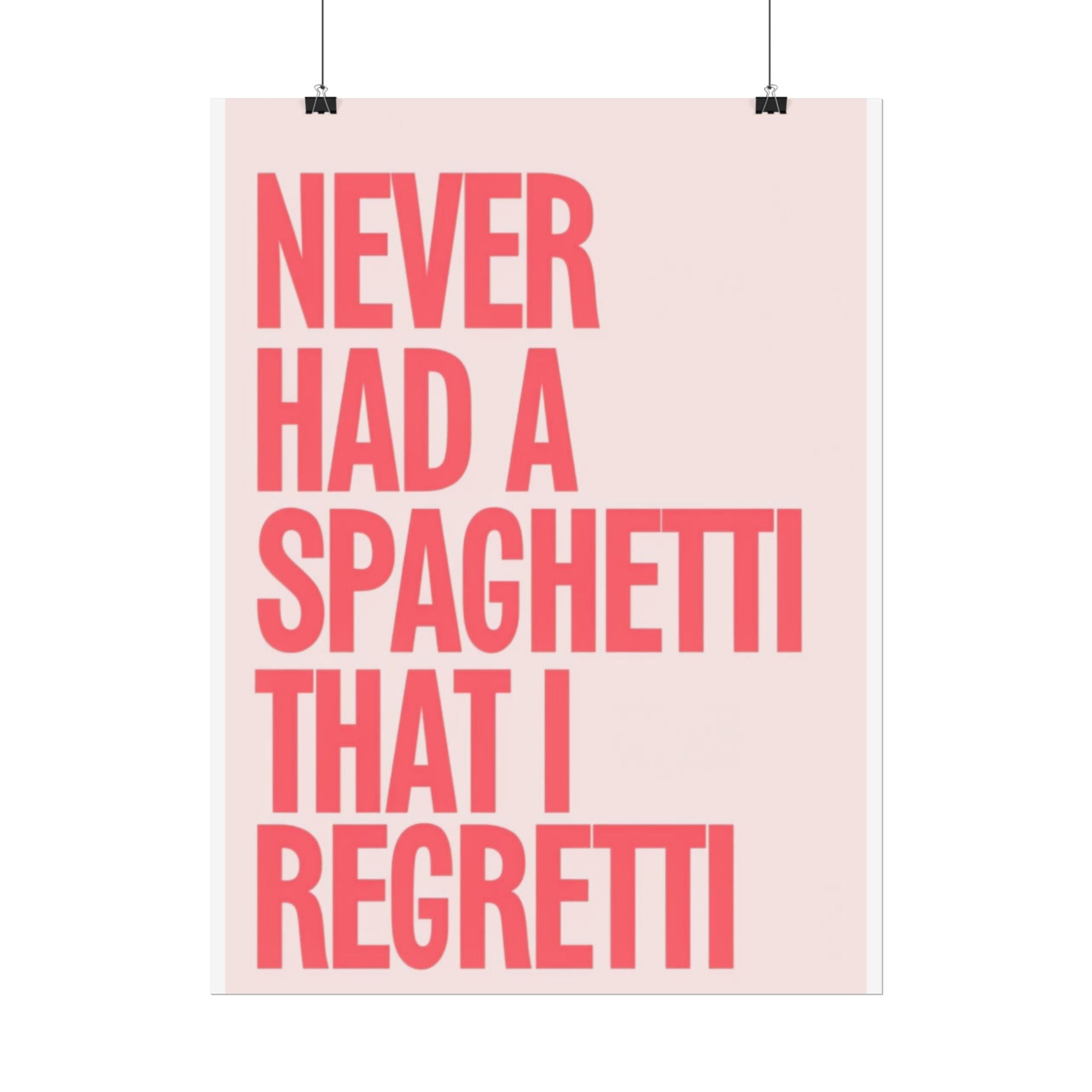 Spaghetti Poster