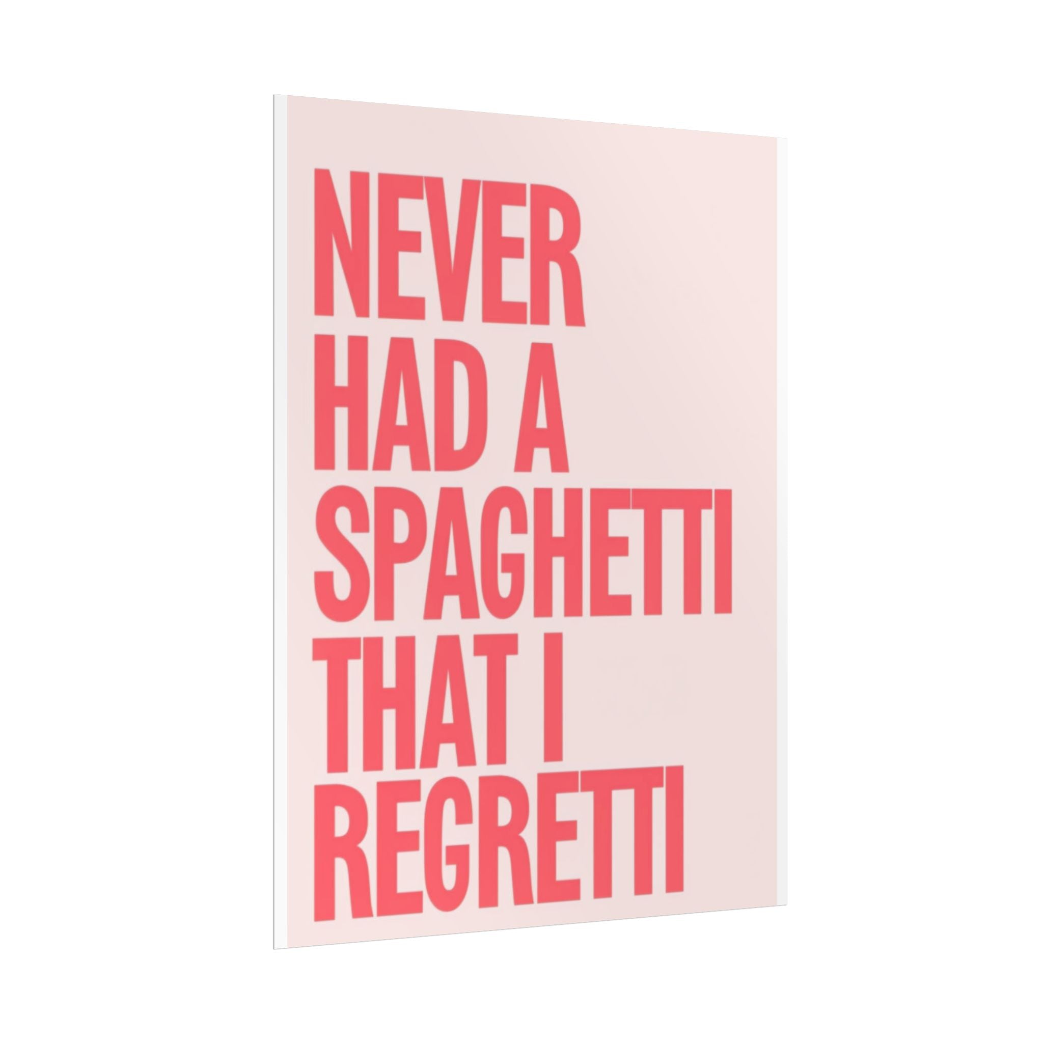 Spaghetti Poster