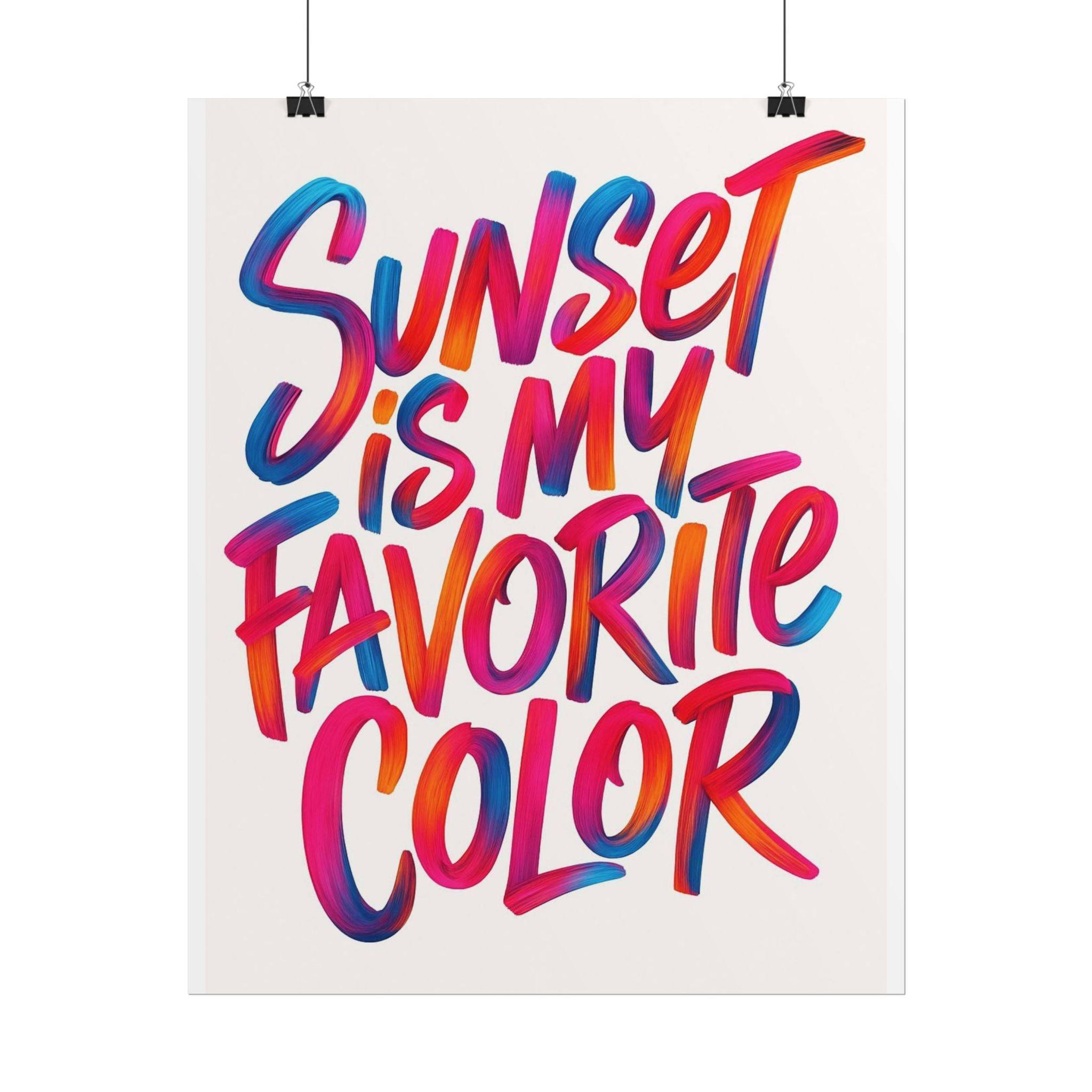 Sunset Poster