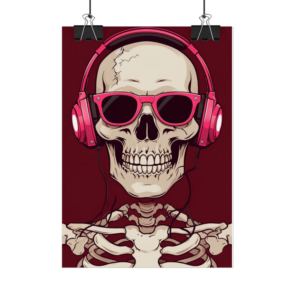 Skeleton music Poster