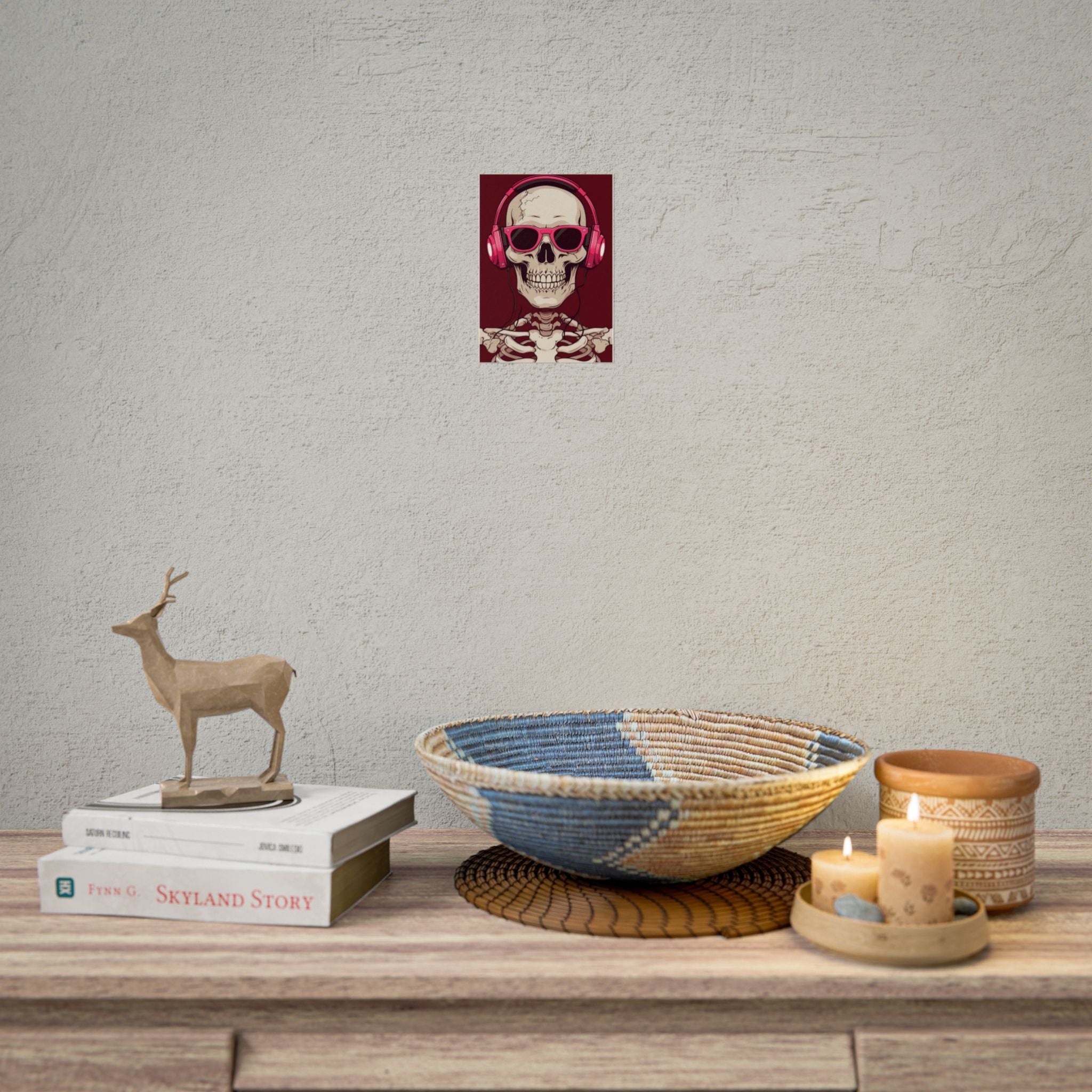 Skeleton music Poster