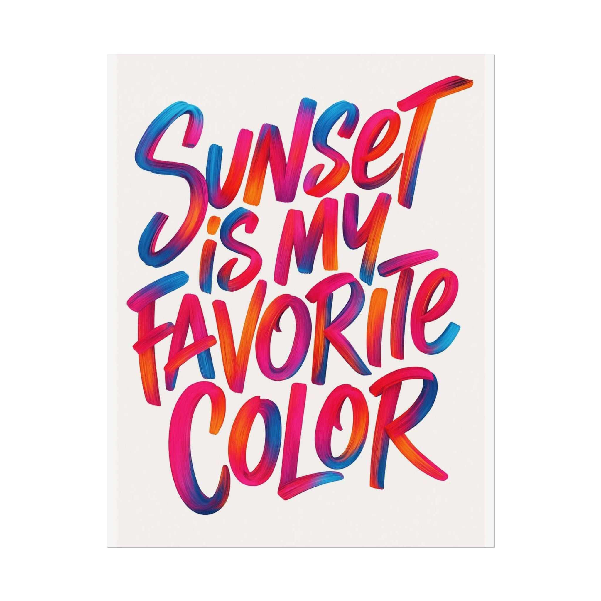 Sunset Poster