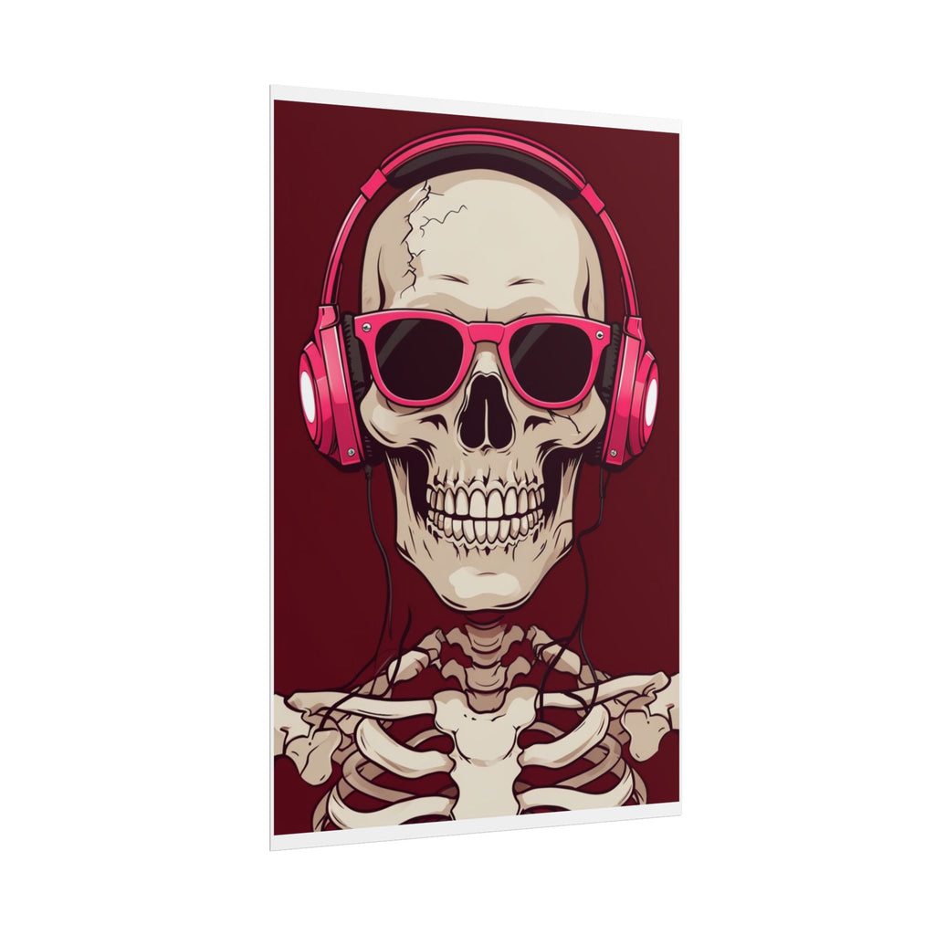 Skeleton music Poster